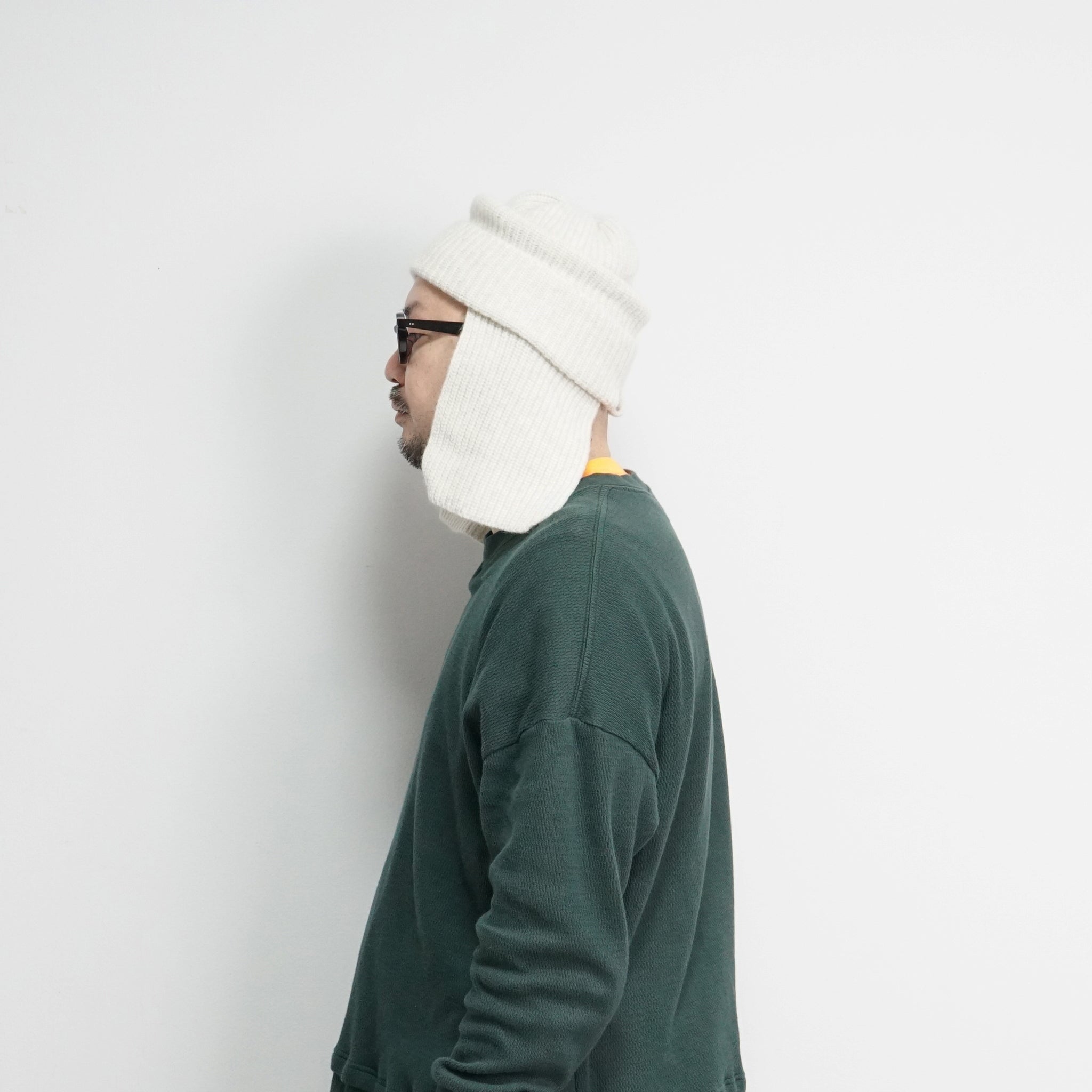 Ear Tab Knit Watch – Black/Gray/O.White | RACAL【ネコポス選択可能】