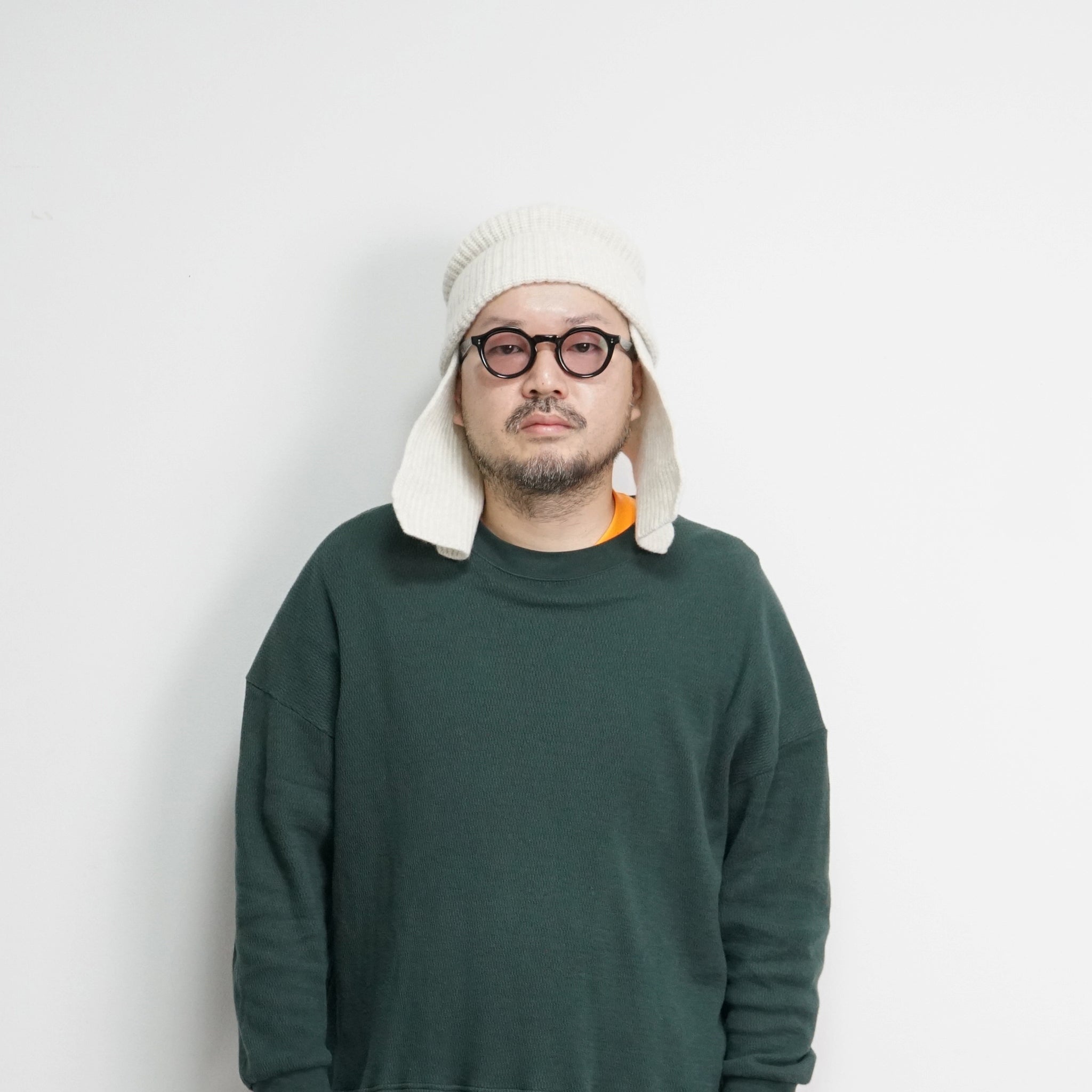 Ear Tab Knit Watch – Black/Gray/O.White | RACAL【ネコポス選択可能】
