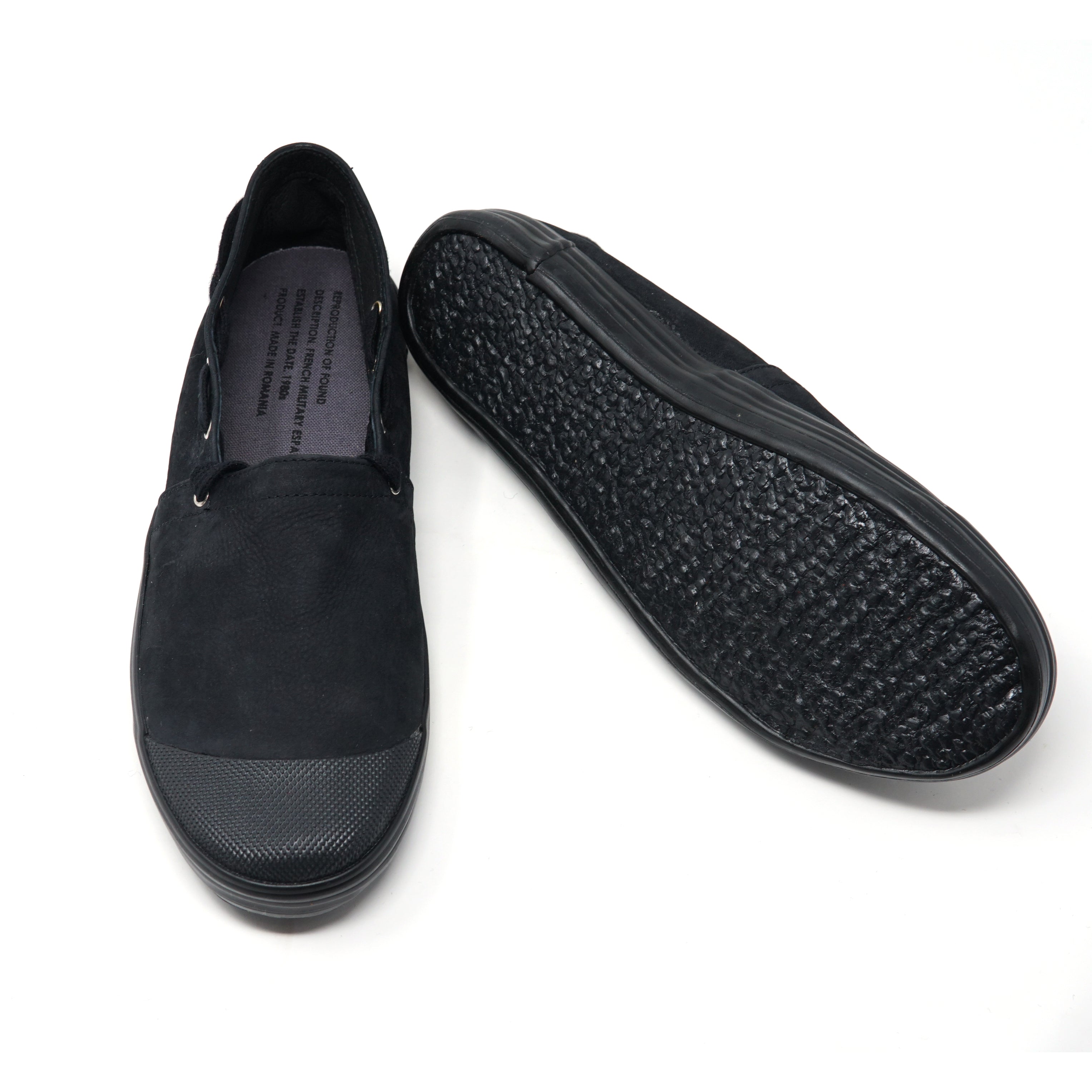 No:4033NL | Name:FRENCH MILITARY ESPADRILLES | Color:Black Nuback【REPRODUCTION OF FOUND】-REPRODUCTION OF FOUND-ADDICTION FUKUOKA