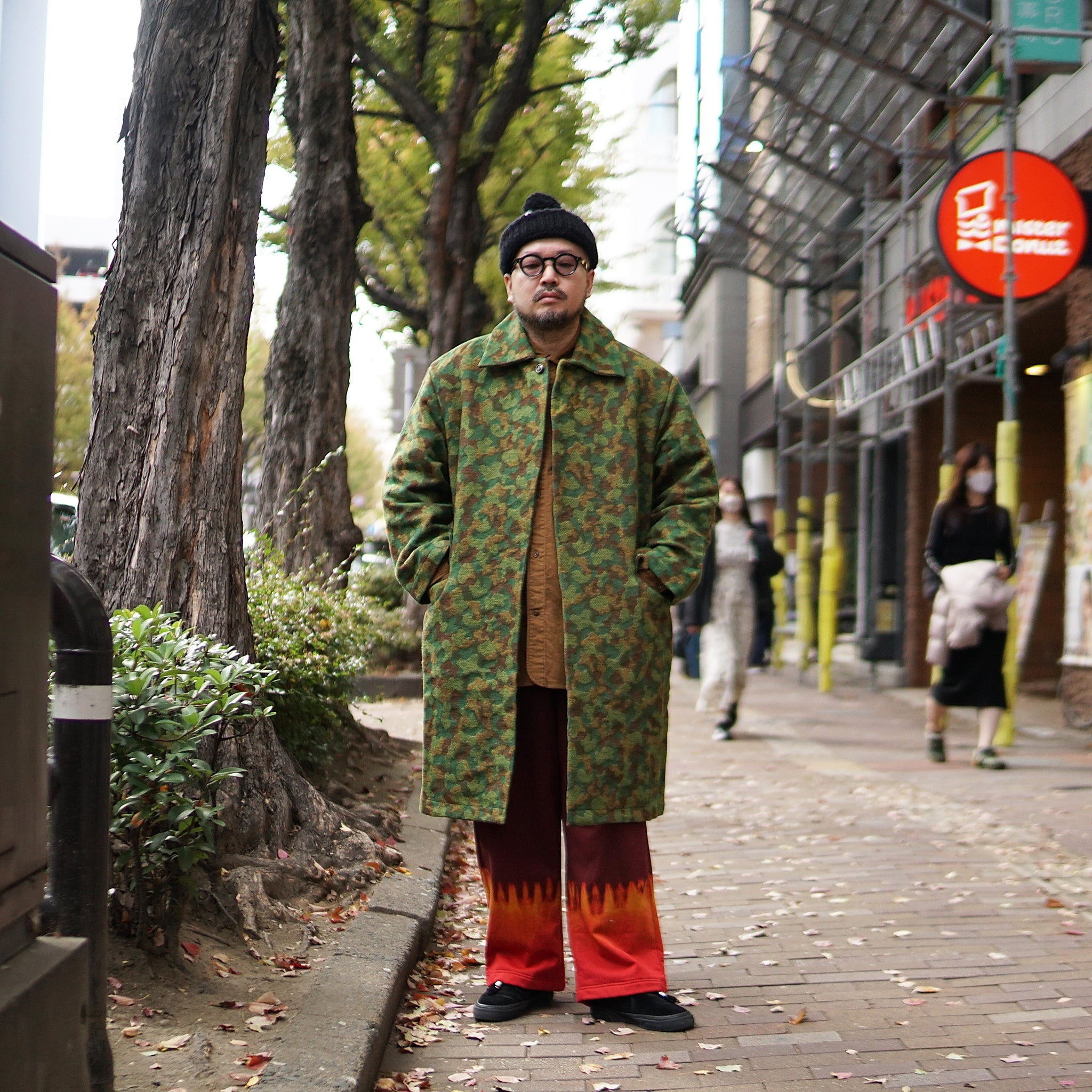 M32012 | Jute Coat | Color:Jacquard Cotton Green Camo【MONITALY_モニタリー】