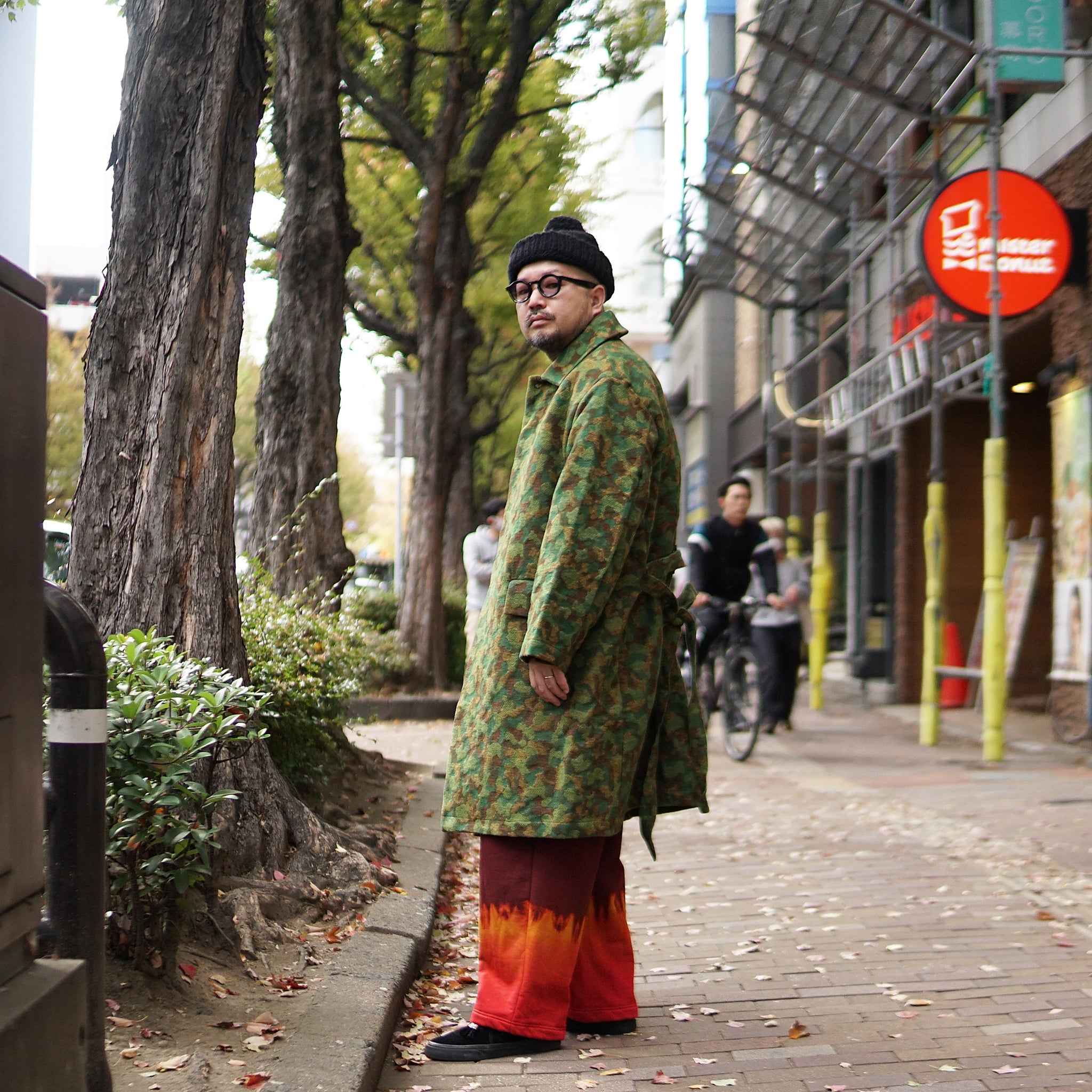M32012 | Jute Coat | Color:Jacquard Cotton Green Camo【MONITALY_モニタリー】