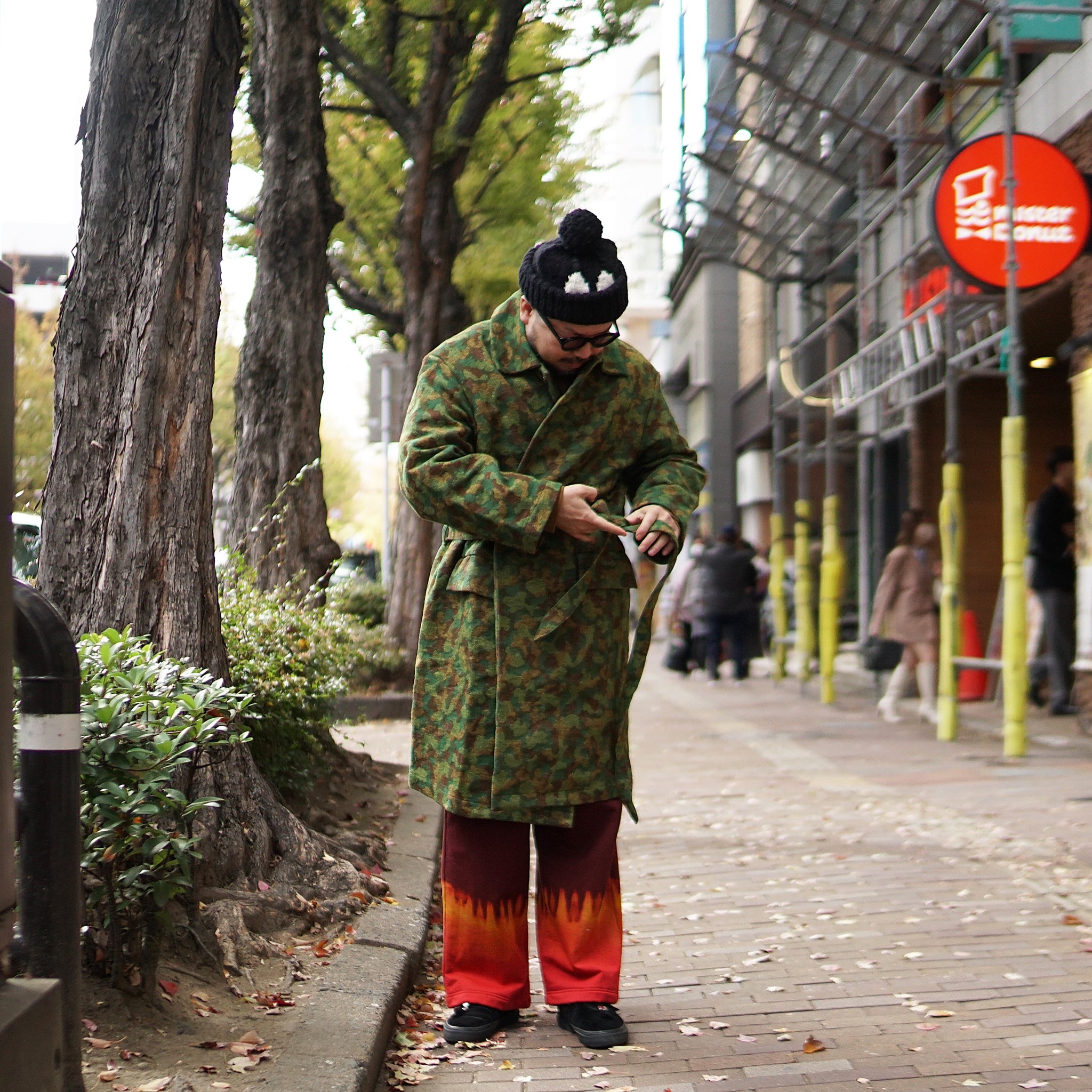 M32012 | Jute Coat | Color:Jacquard Cotton Green Camo【MONITALY_モニタリー】