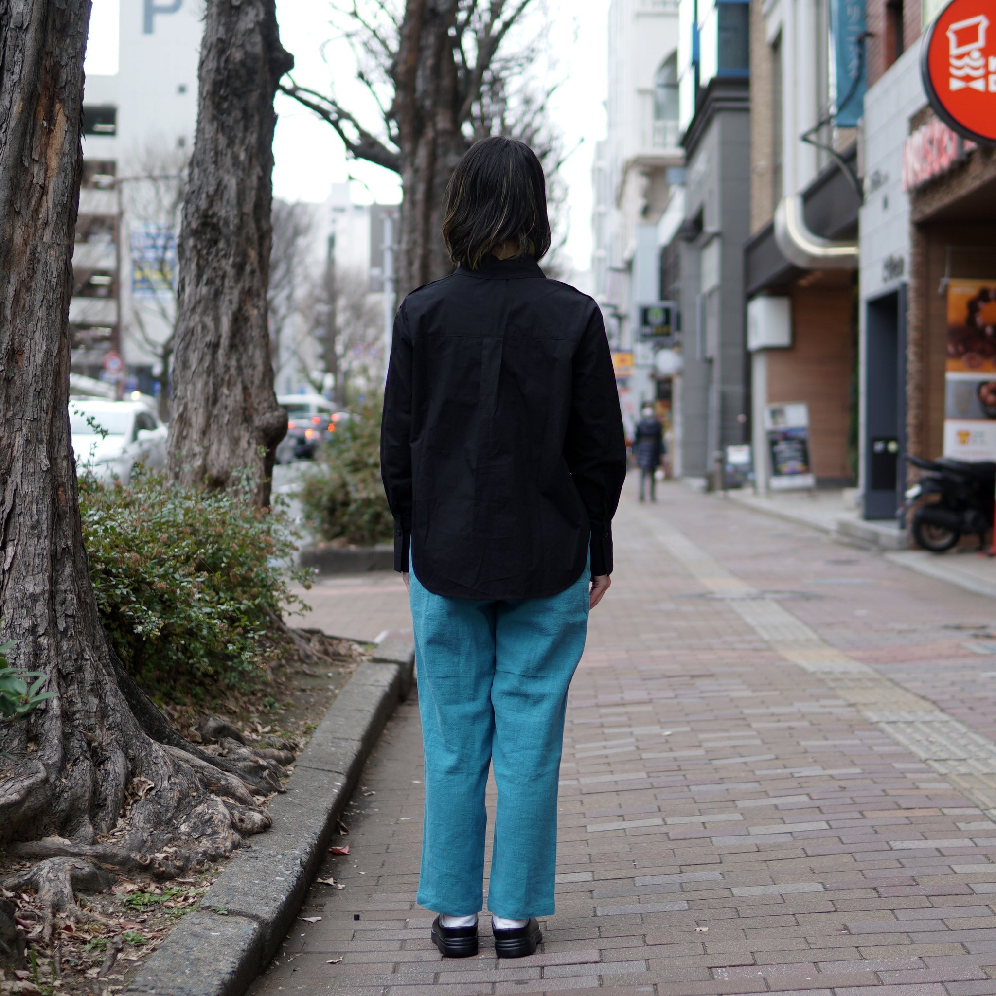 No:OSK-SS22-10B | Name:Back To Life | Color:Black |Size:XS/S【OSKER THE LABEL_オスカーザレーベル】【archive】