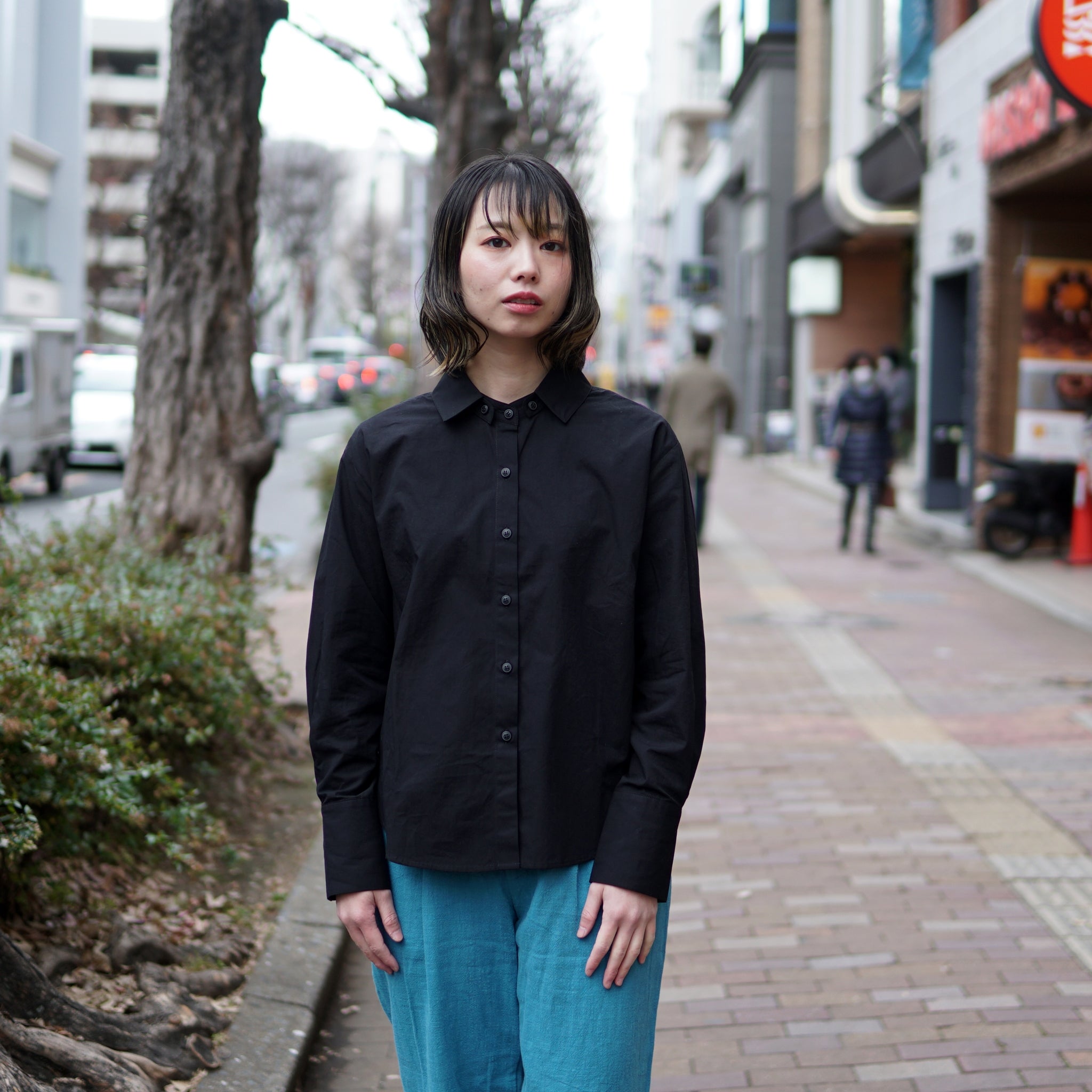 No:OSK-SS22-10B | Name:Back To Life | Color:Black |Size:XS/S【OSKER THE LABEL_オスカーザレーベル】