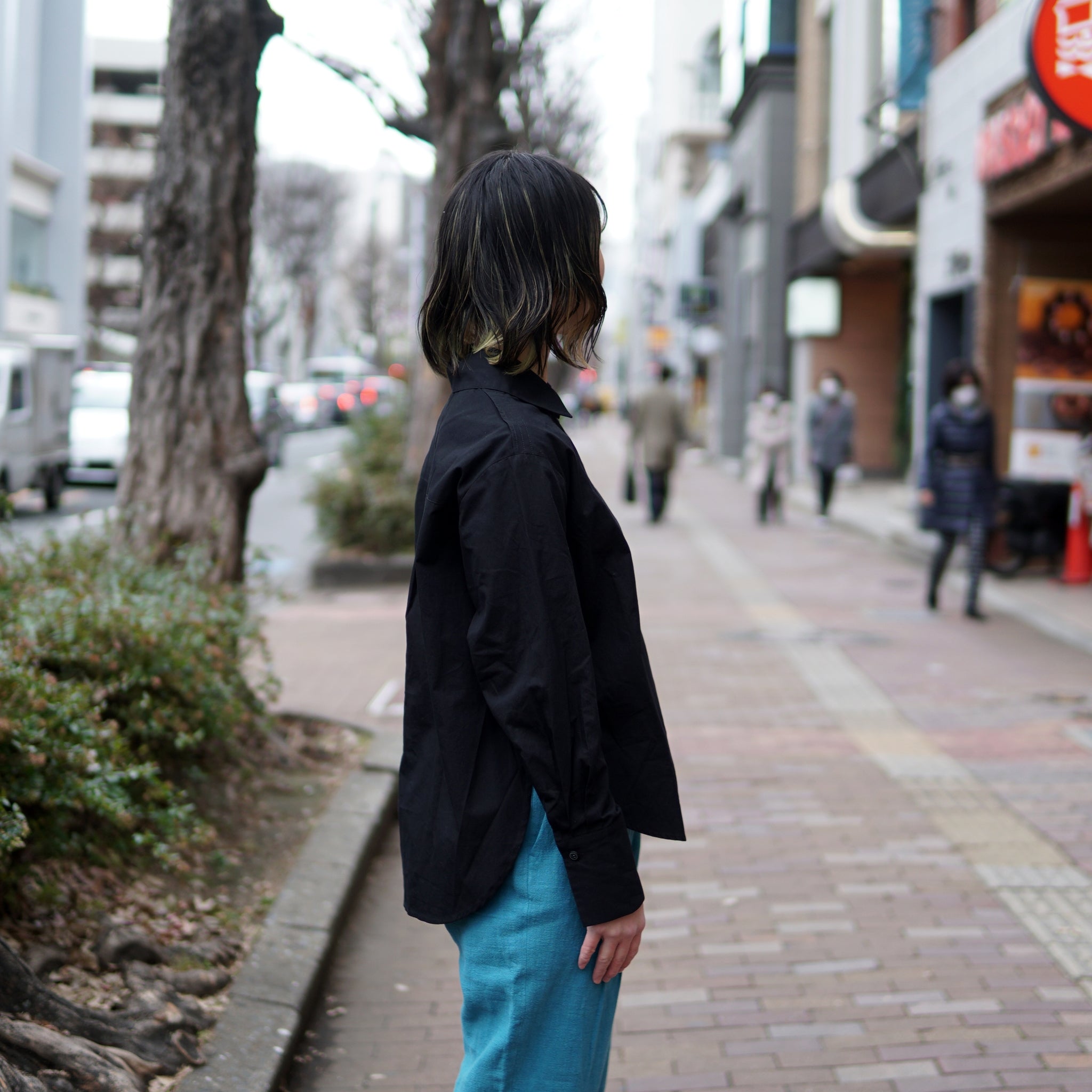 No:OSK-SS22-10B | Name:Back To Life | Color:Black |Size:XS/S【OSKER THE LABEL_オスカーザレーベル】