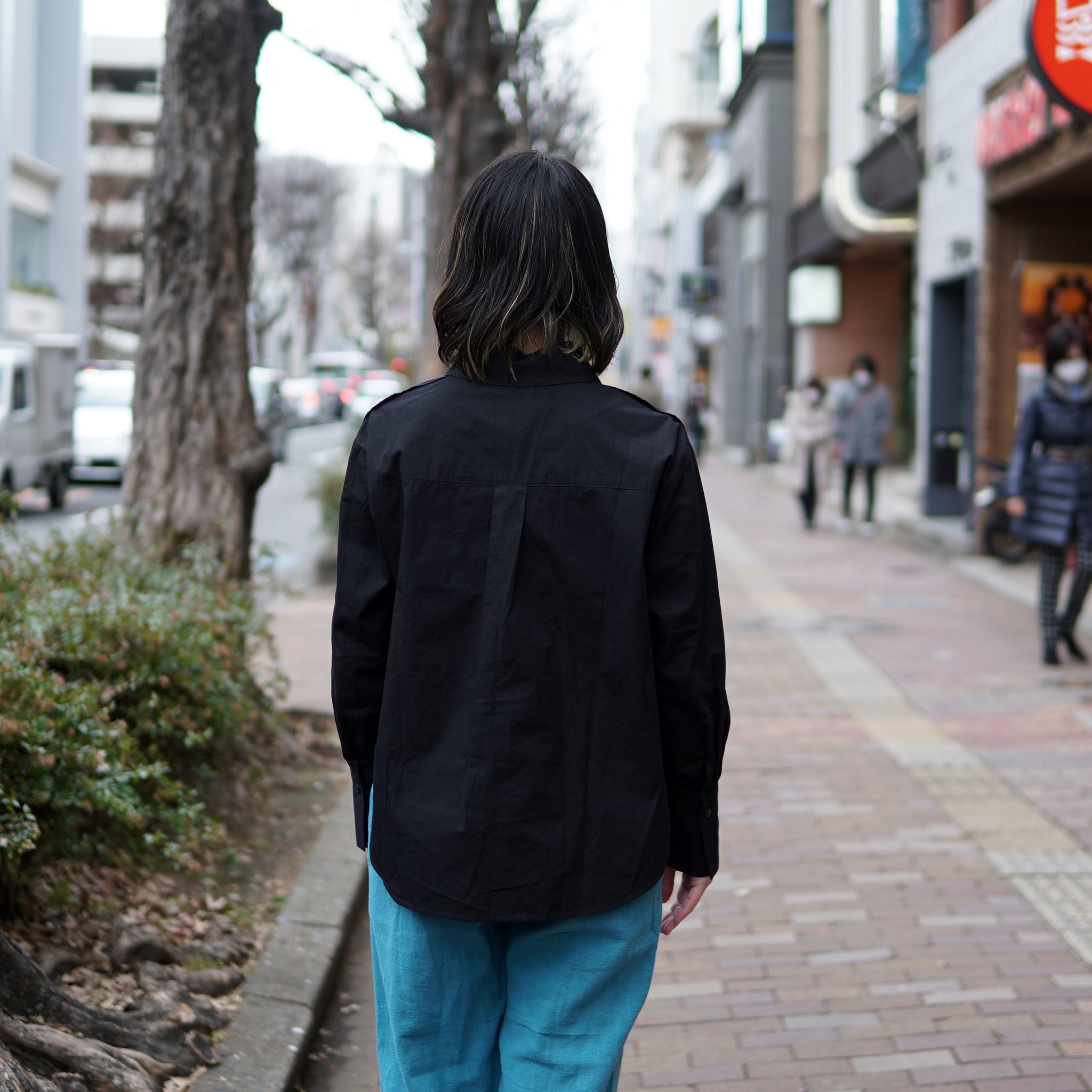 No:OSK-SS22-10B | Name:Back To Life | Color:Black |Size:XS/S【OSKER THE LABEL_オスカーザレーベル】【archive】