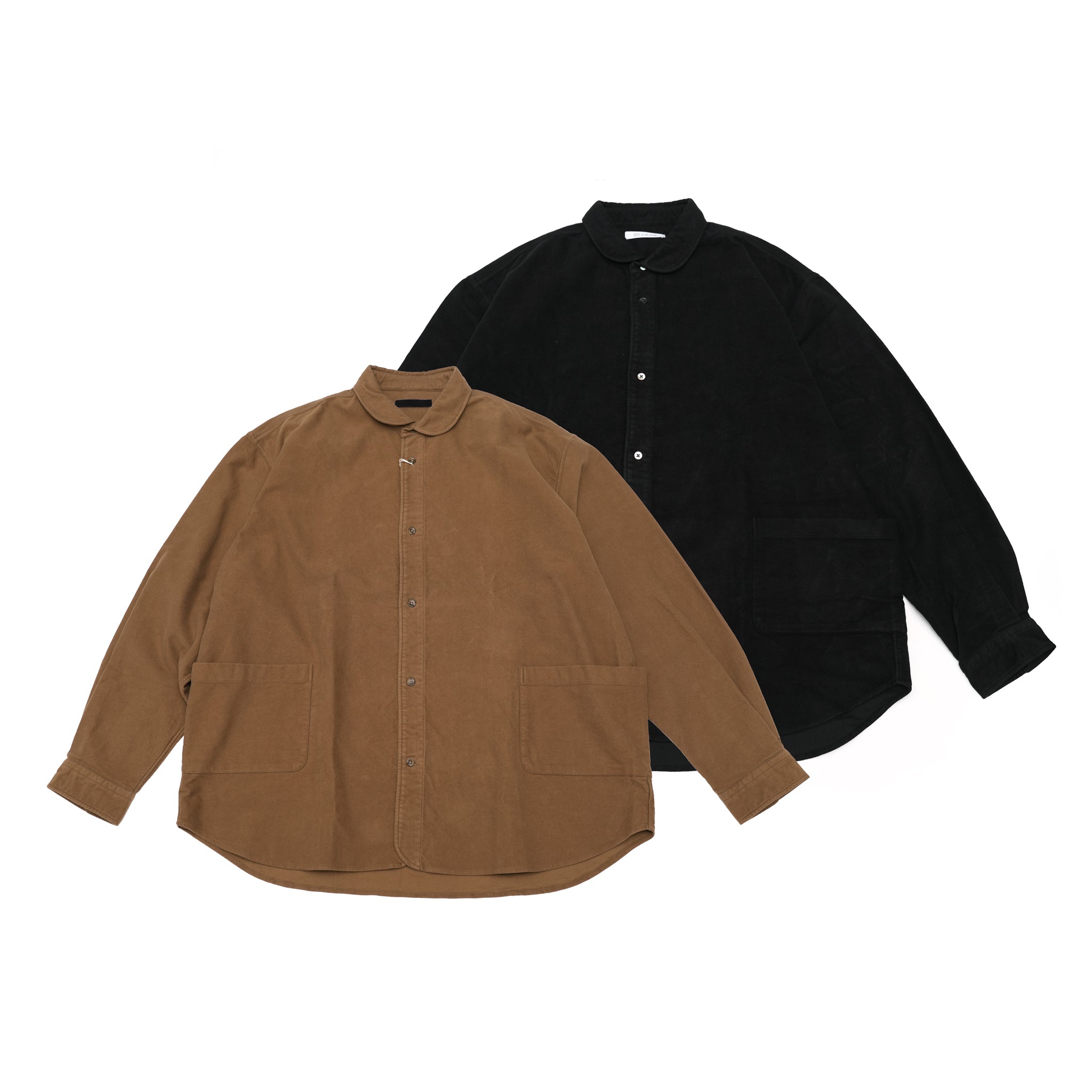 No:SP-02 | Name:Sidepocket Shirts Suede | Color:Black/Brown | Size:L【CATTA_カッタ】