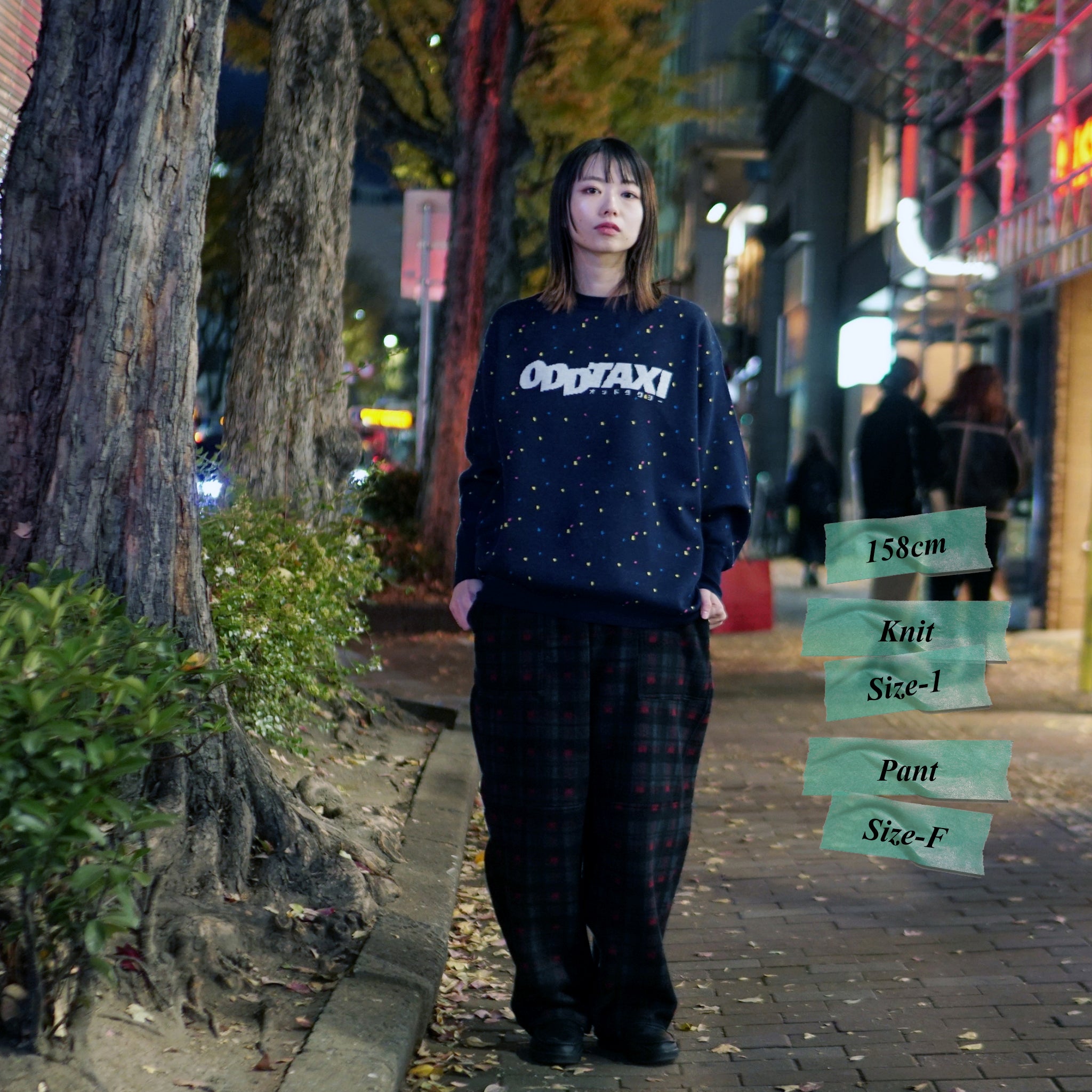 No:bsdodd-02 | Name:City Lights Knit Sweater | Color:Navy【BEDSIDEDRAMA_ベッドサイドドラマ】【archive】