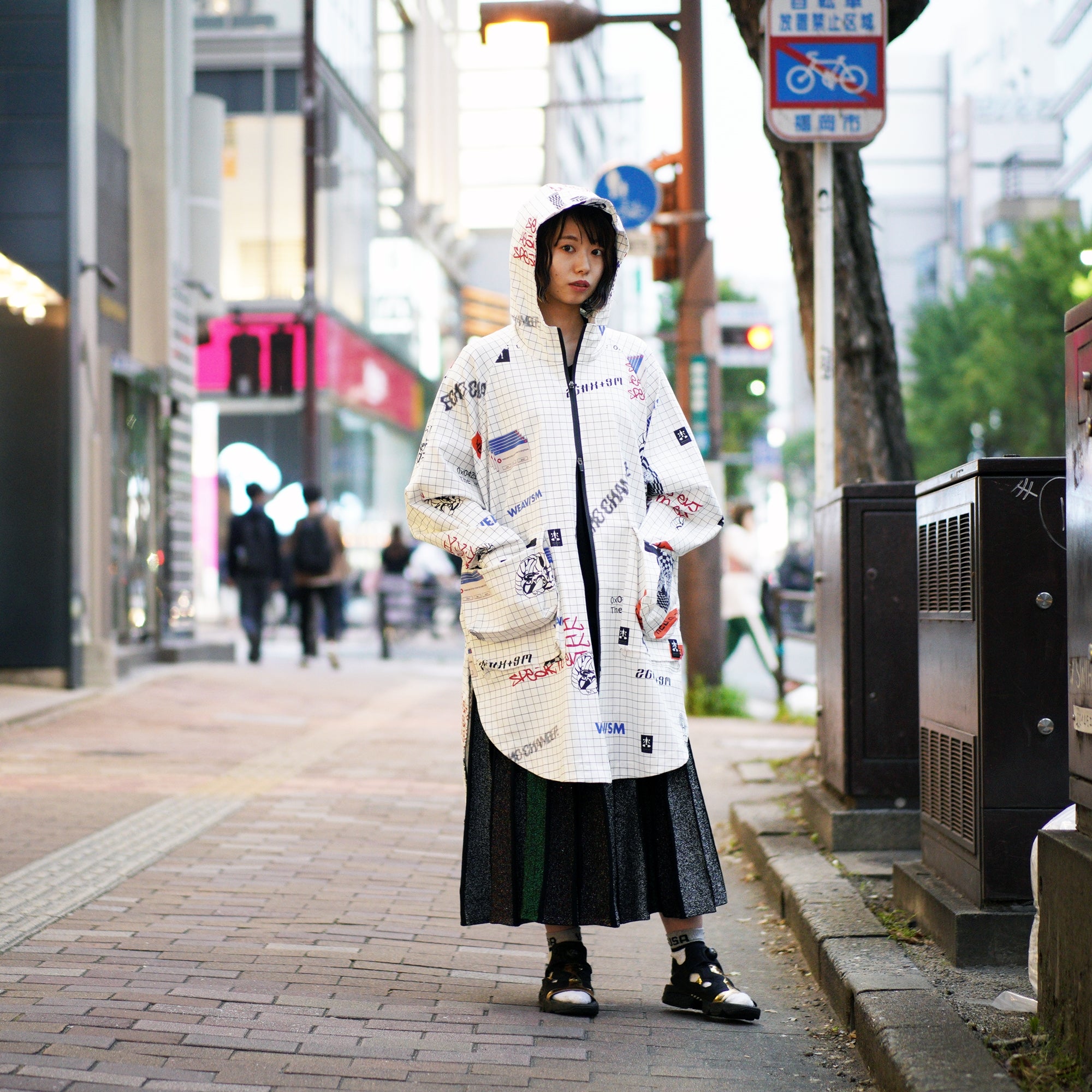 No:WDM16R0611B | Name:Flamer Jacket - Social Print | Size-Free【WEAVISM】-WEAVISM-ADDICTION FUKUOKA