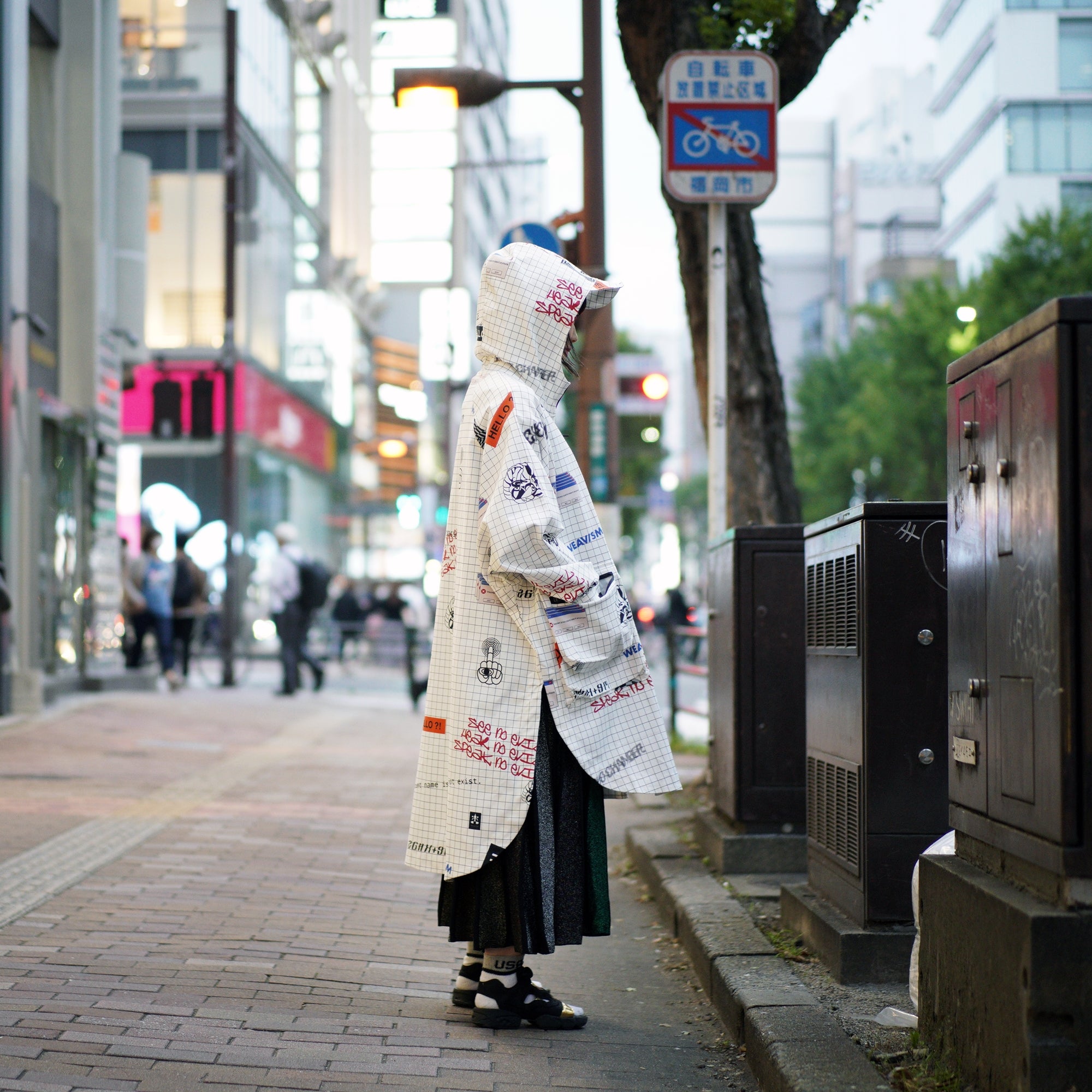 No:WDM16R0611B | Name:Flamer Jacket - Social Print | Size-Free【WEAVISM】-WEAVISM-ADDICTION FUKUOKA