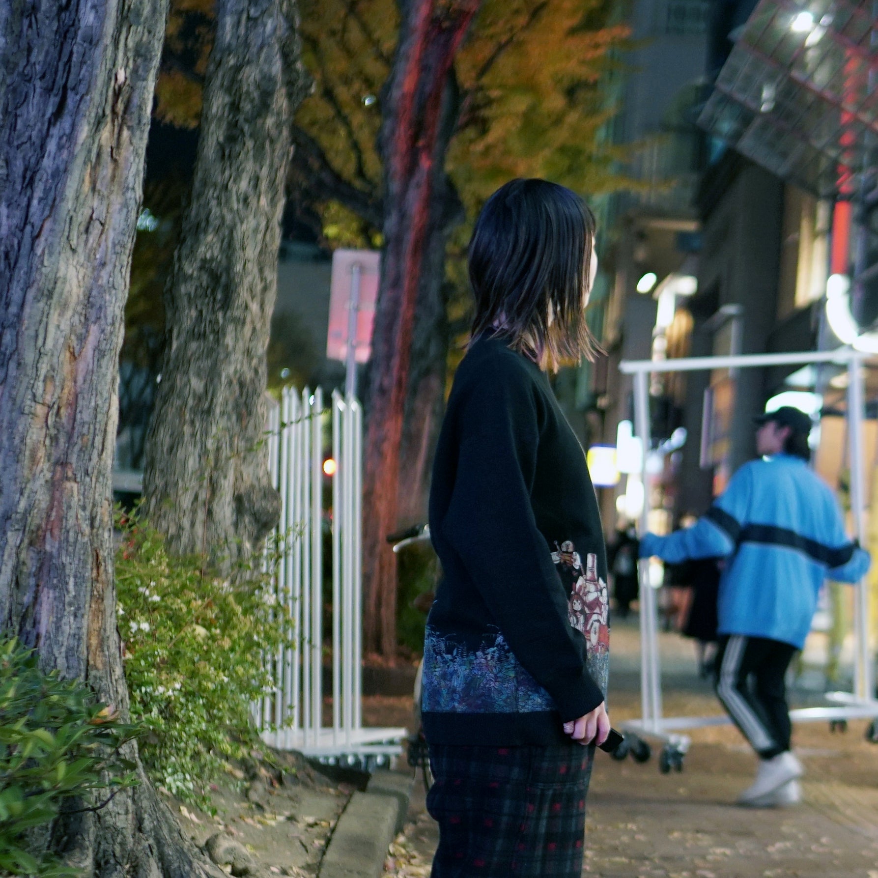 No:SF*IA-01 | Name:勇者たち Knit Sweater | Color:Black【浅野いにお × STOF 22AW SPECIAL ITEM】【archive】