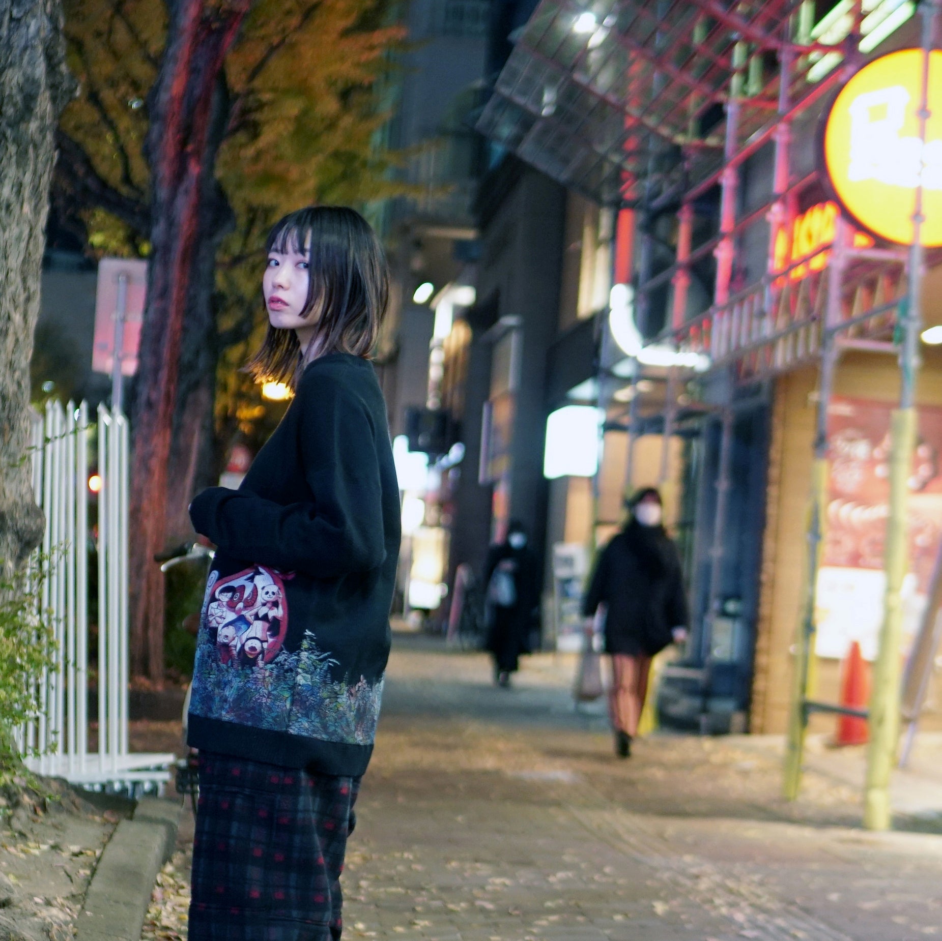 No:SF*IA-01 | Name:勇者たち Knit Sweater | Color:Black【浅野いにお × STOF 22AW SPECIAL ITEM】【archive】