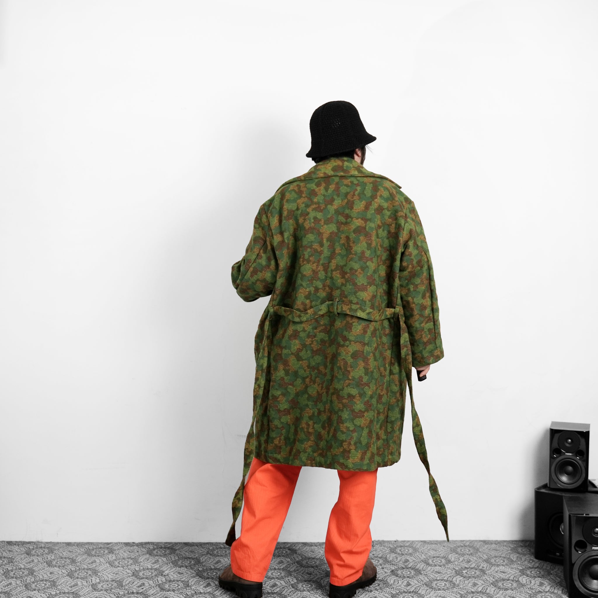 M32012 | Jute Coat | Color:Jacquard Cotton Green Camo【MONITALY_モニタリー】