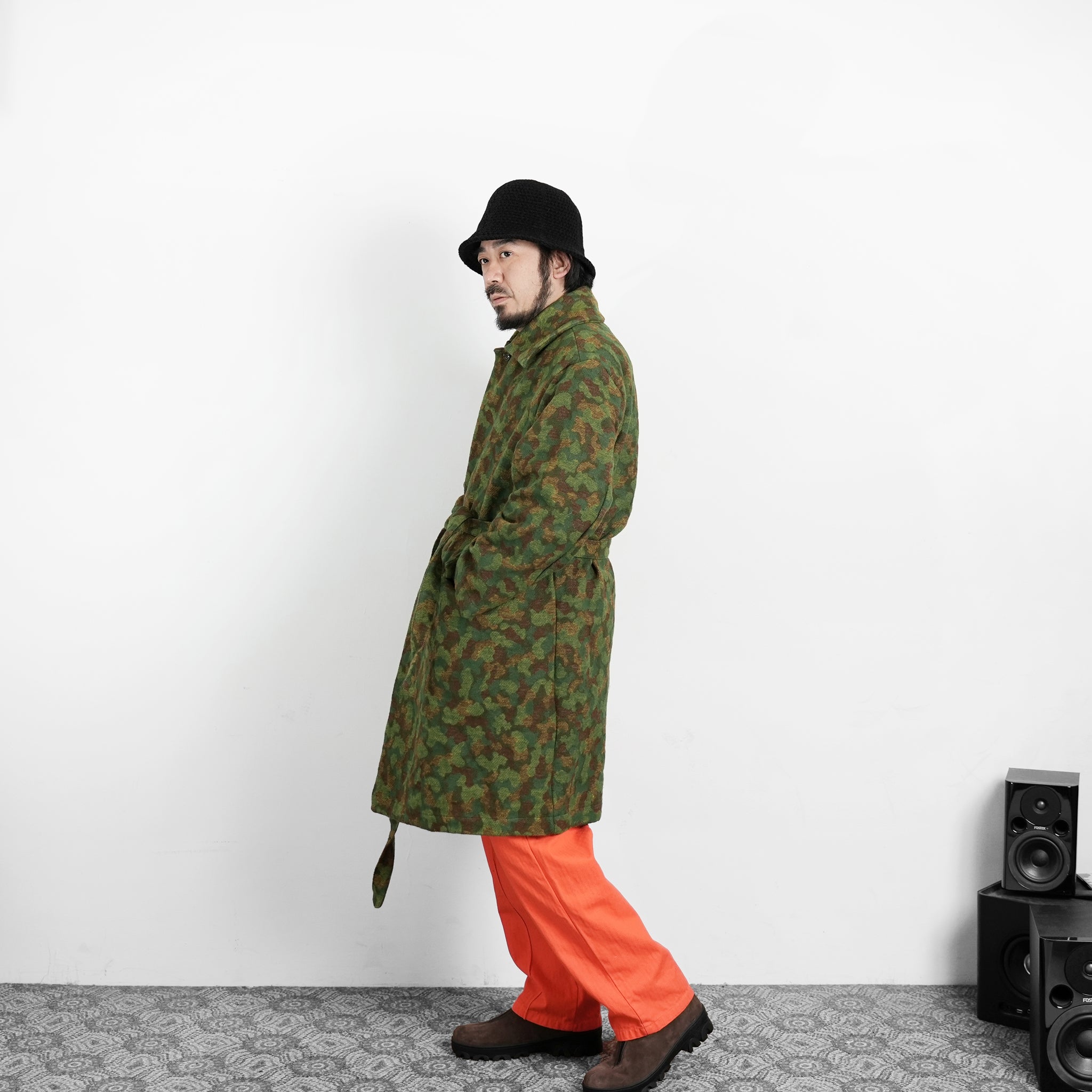 M32012 | Jute Coat | Color:Jacquard Cotton Green Camo【MONITALY_モニタリー】