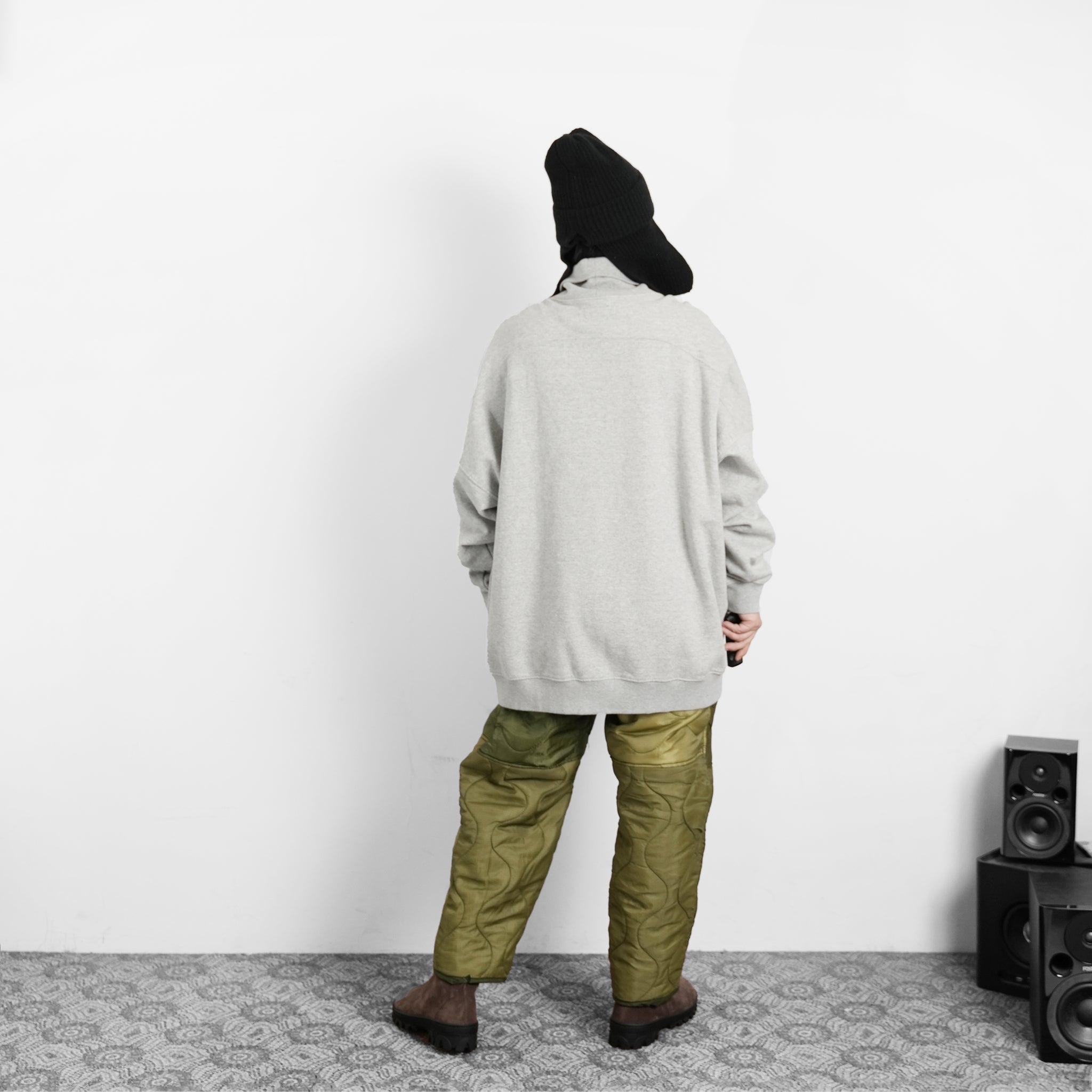 odd22fw05 | Quilting Pants – Olive | ODDMENT