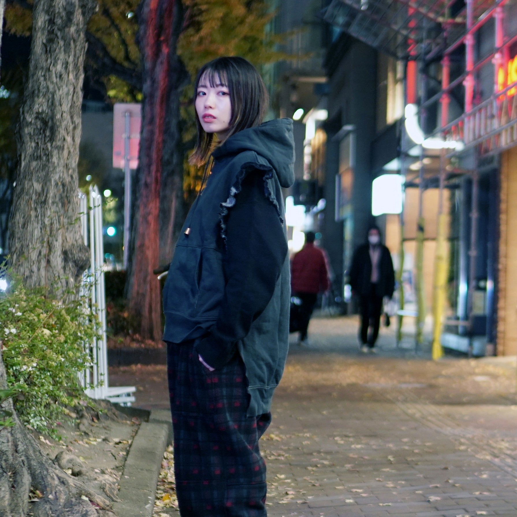 ブリーチパーカーフリルベスト – Black | REHERSALL