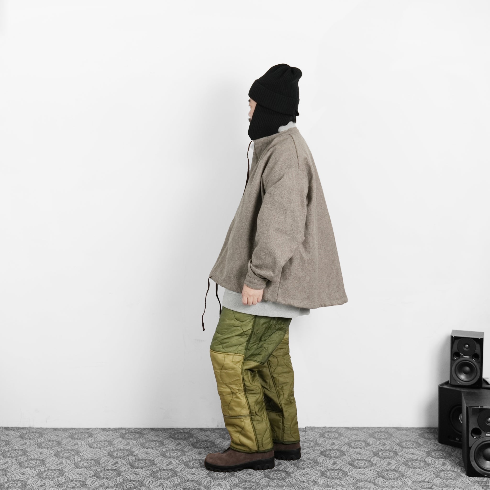 odd22fw05 | Quilting Pants – Olive | ODDMENT