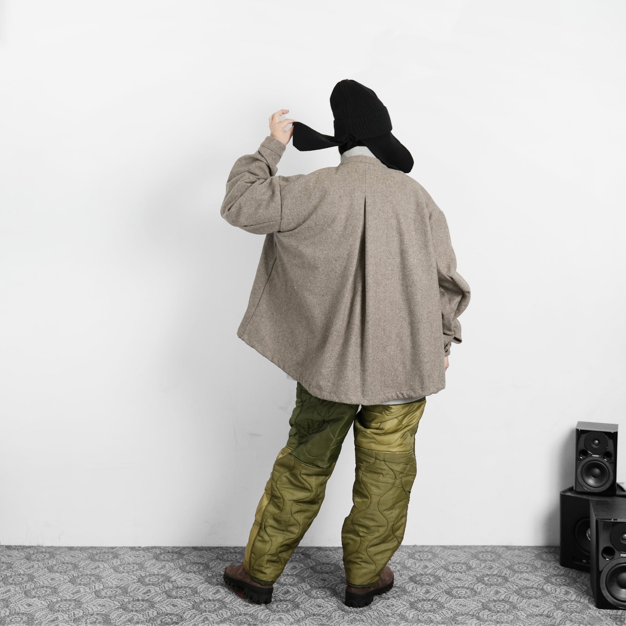 odd22fw05 | Quilting Pants – Olive | ODDMENT
