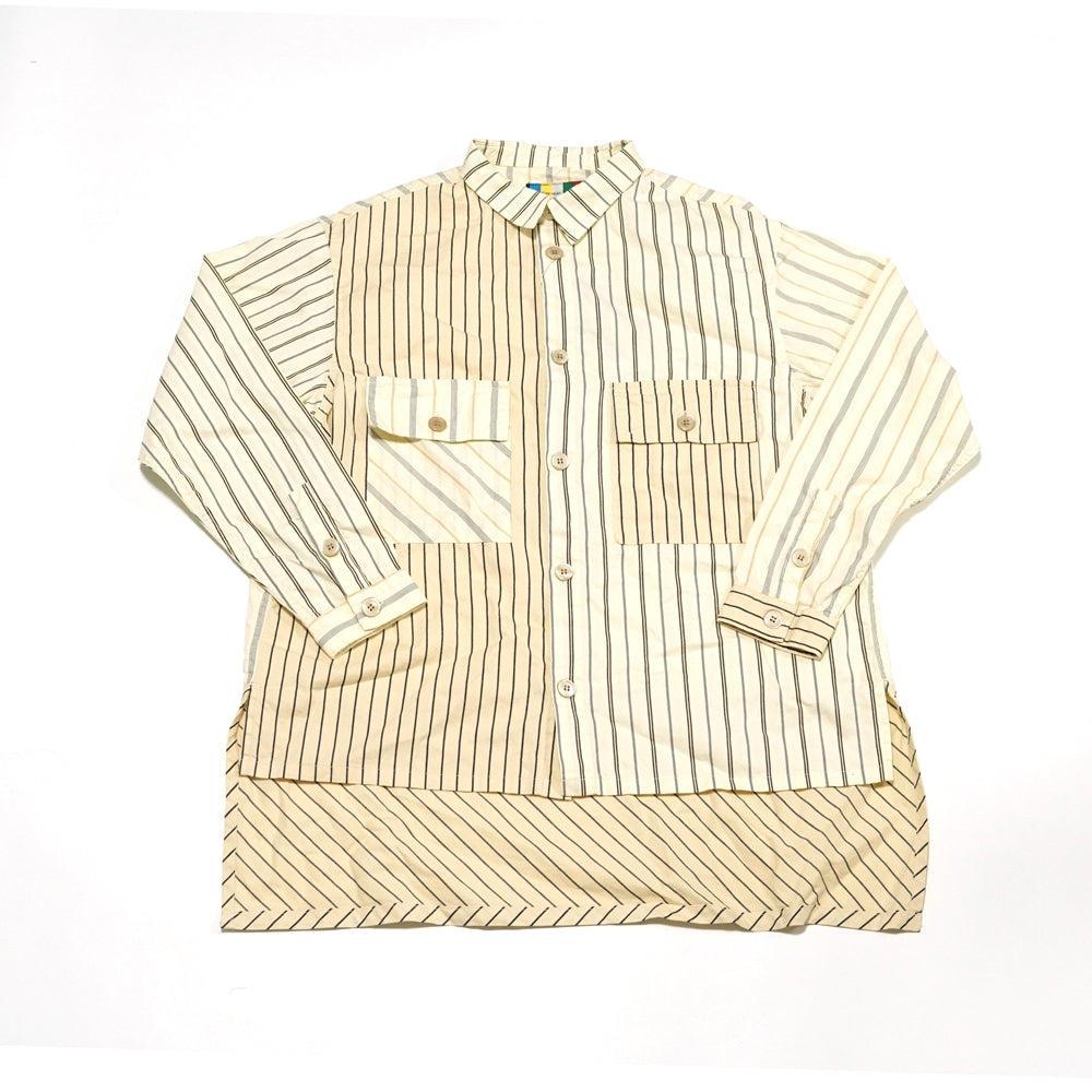 No:voo-1035 | Name:LONGTAIL SHACKET | Color:STRIPE | Size-Q/K【VOO】-VOO-ADDICTION FUKUOKA