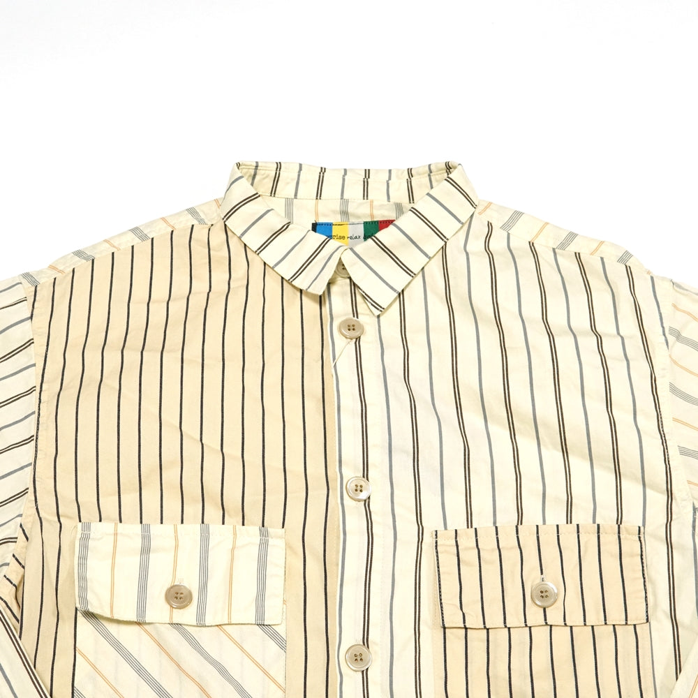 No:voo-1035 | Name:LONGTAIL SHACKET | Color:STRIPE | Size-Q/K【VOO】-VOO-ADDICTION FUKUOKA