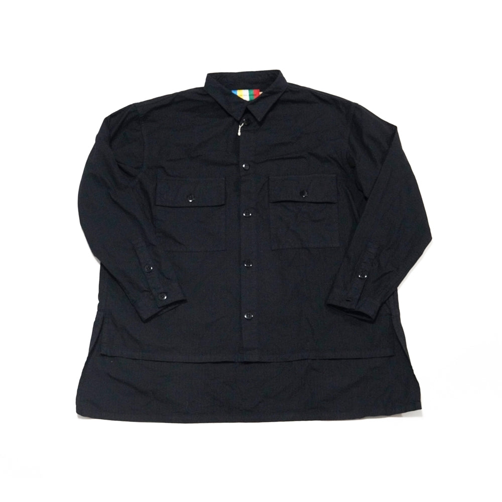 No:voo-1035 | Name:LONGTAIL SHACKET | Color:BLACK | Size-Q【VOO】-VOO-ADDICTION FUKUOKA