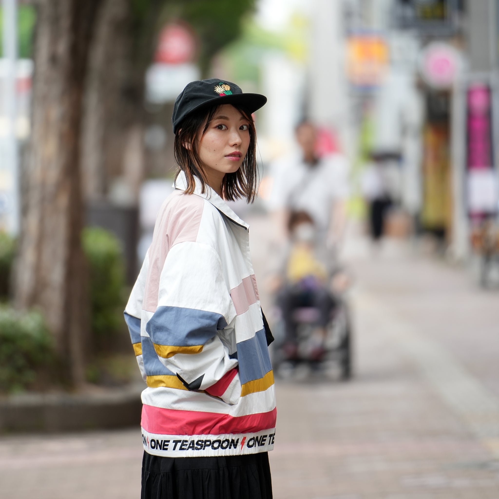 No:24961 | Name:Ots Velocity Reversible Windbreaker Jacket | Color:White Black【ONE TEASPOON_ワンティースプーン】【archive】