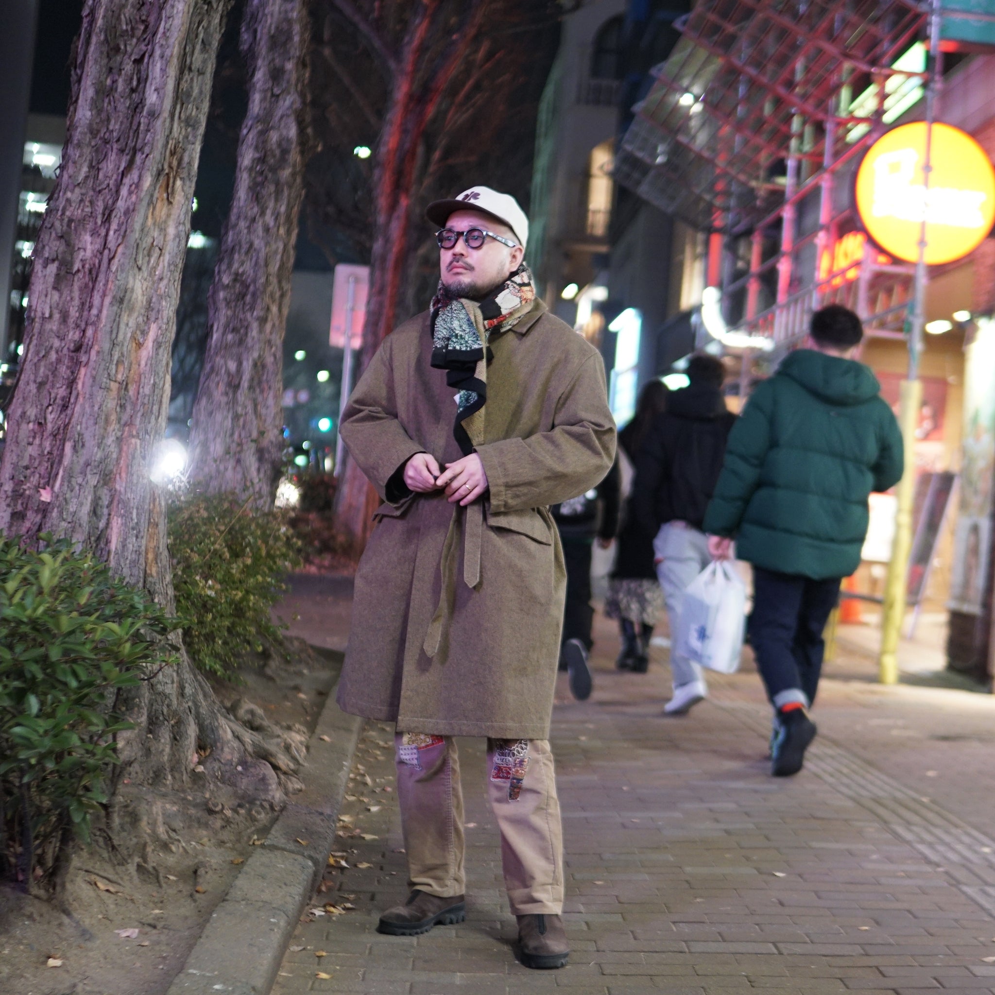 No:SF*IA-02| Name:勇者たち Knit Blanket Stole | Color:Black【浅野いにお × STOF 22AW SPECIAL ITEM】【archive】