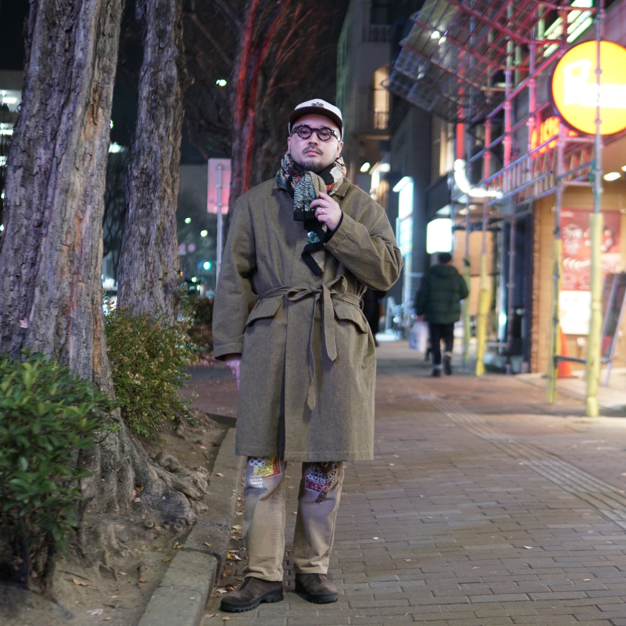 No:SF*IA-02| Name:勇者たち Knit Blanket Stole | Color:Black【浅野いにお × STOF 22AW SPECIAL ITEM】【archive】