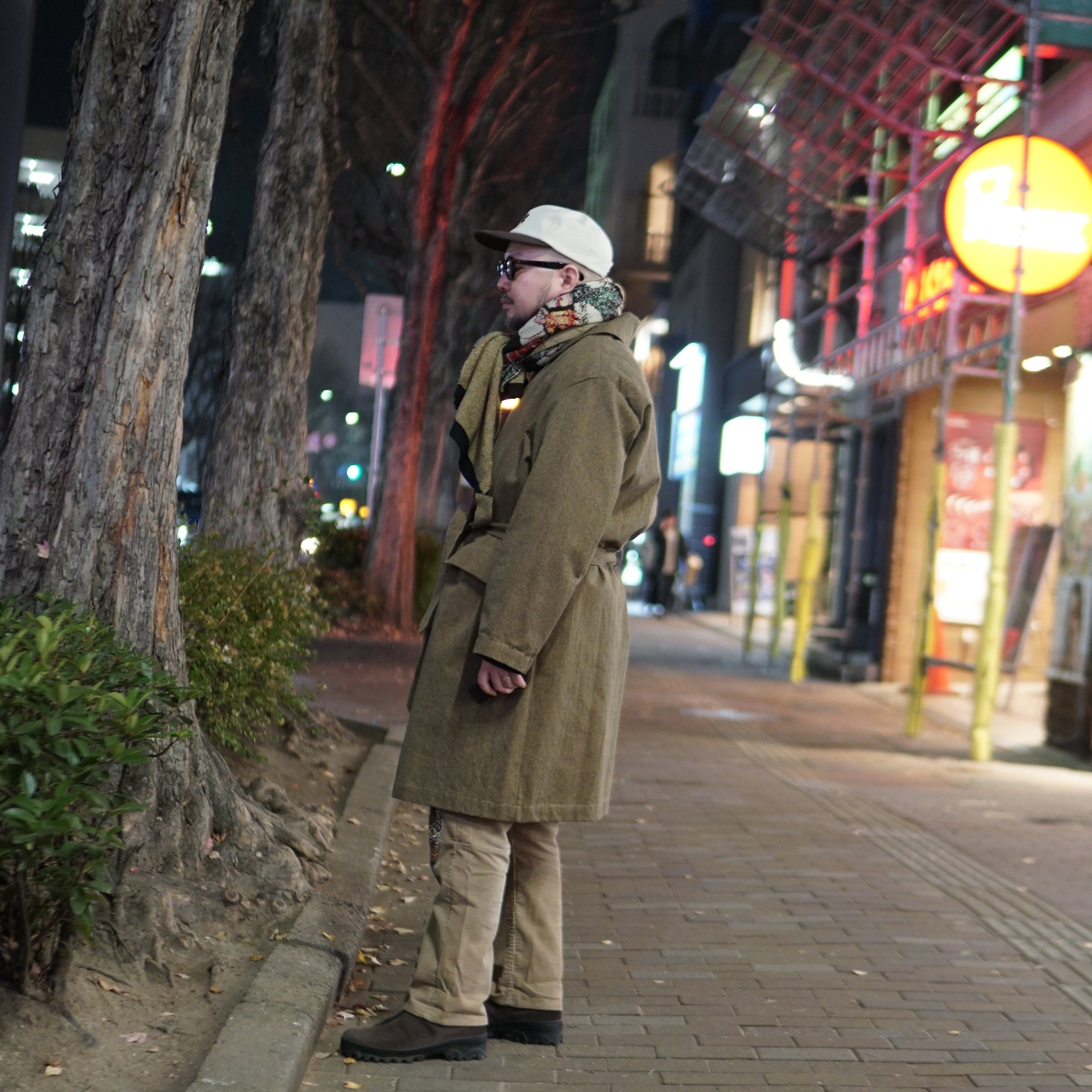 M30008 | Jute Coat | Color:Old Hunting Brown/Black Mix | Size:38/40/42【MONITALY_モニタリー】