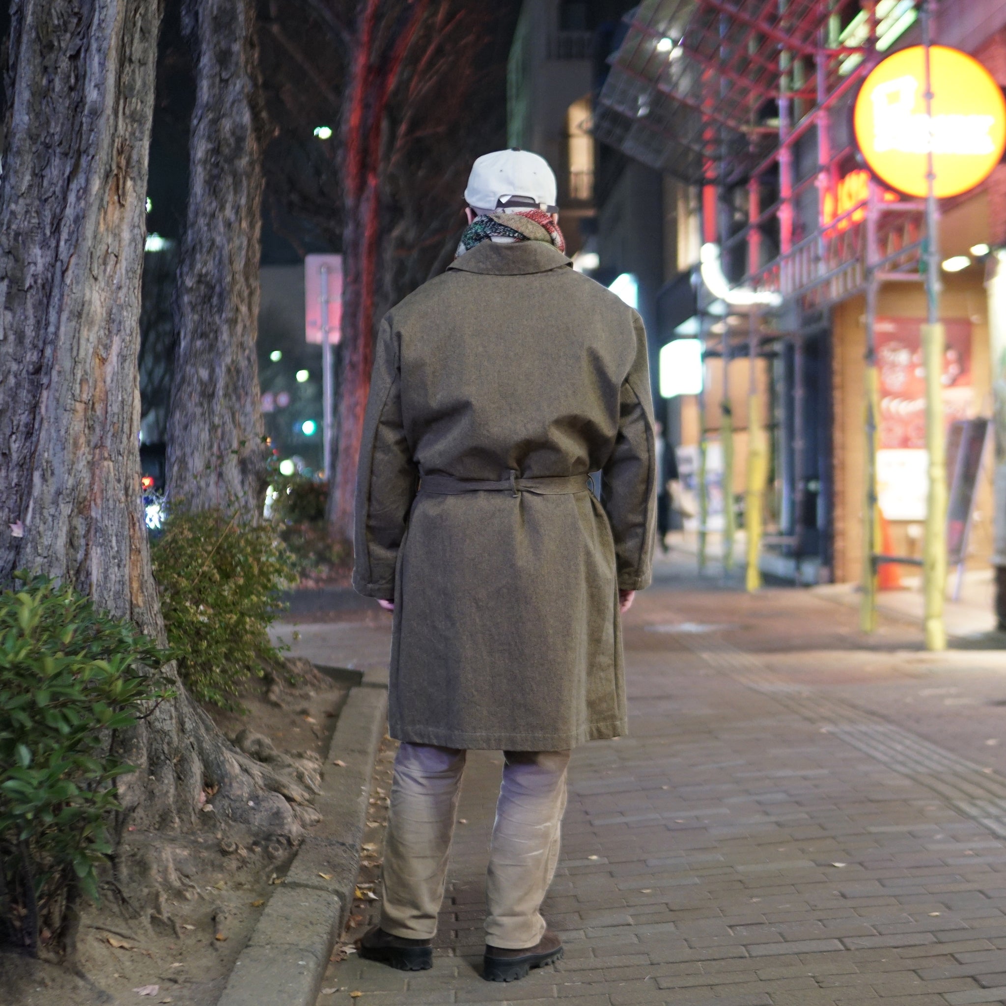 M30008 | Jute Coat | Color:Old Hunting Brown/Black Mix | Size:38/40/42【MONITALY_モニタリー】