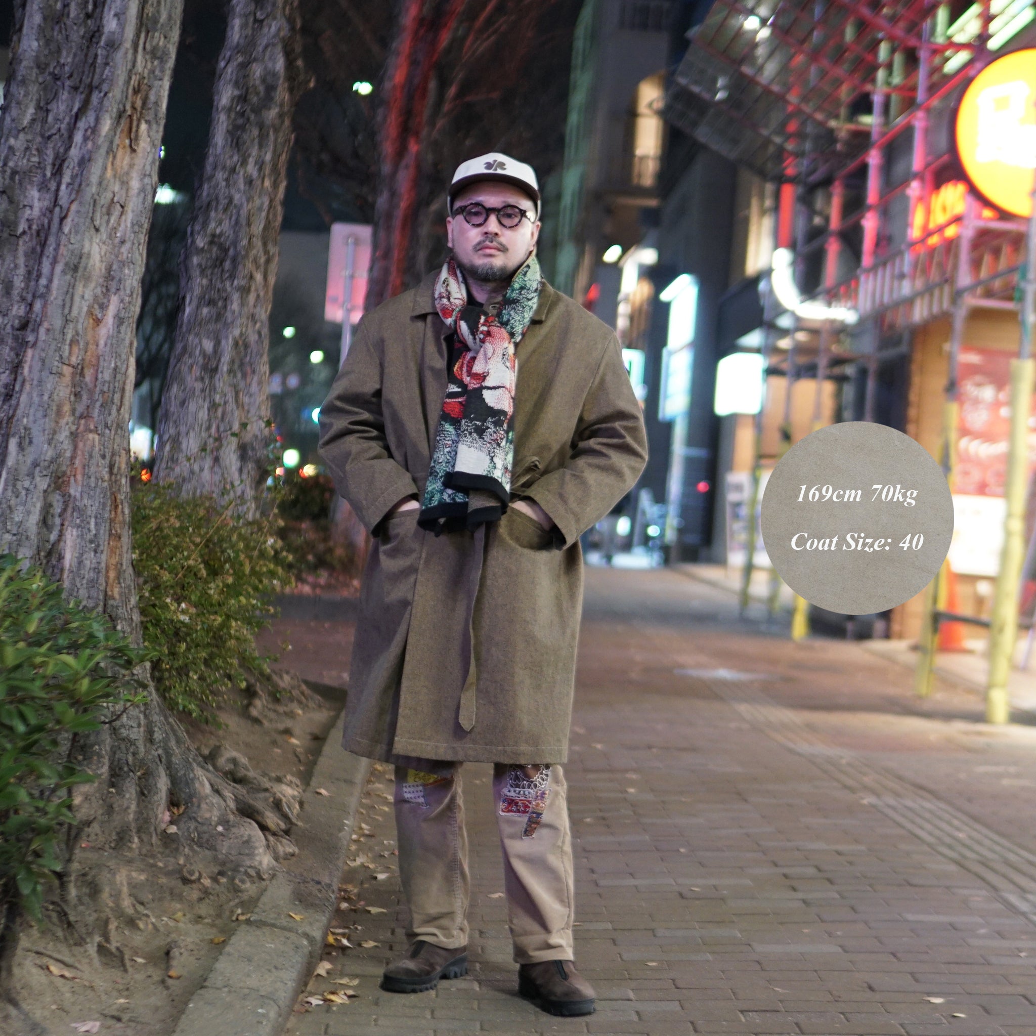 M30008 | Jute Coat | Color:Old Hunting Brown/Black Mix | Size:38/40/42【MONITALY_モニタリー】