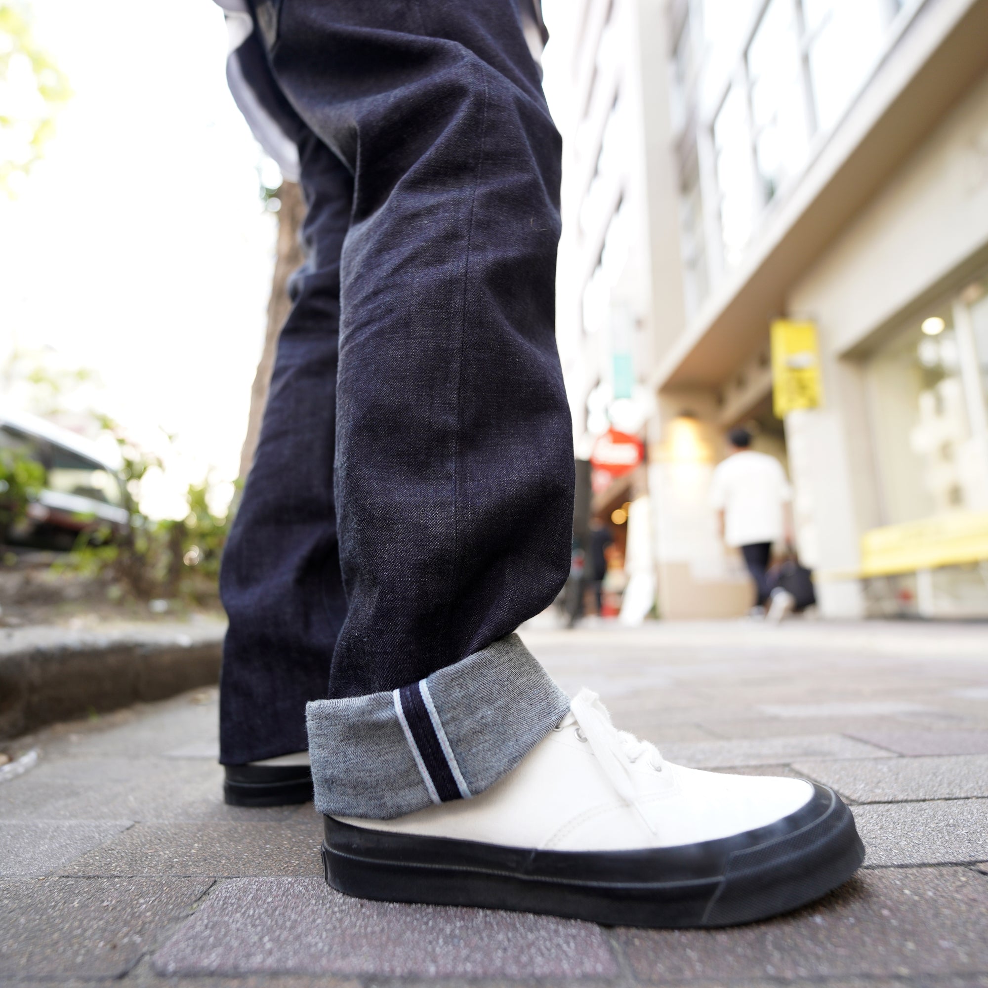 No:oikawa-op-02 | Name: OIKAWA DENIM/スリムフィットデニム 【カジキマグロデニム/SWORDFISH FIBER MIXED DENIM】【オイカワデニム】-OIKAWA DENIM-ADDICTION FUKUOKA