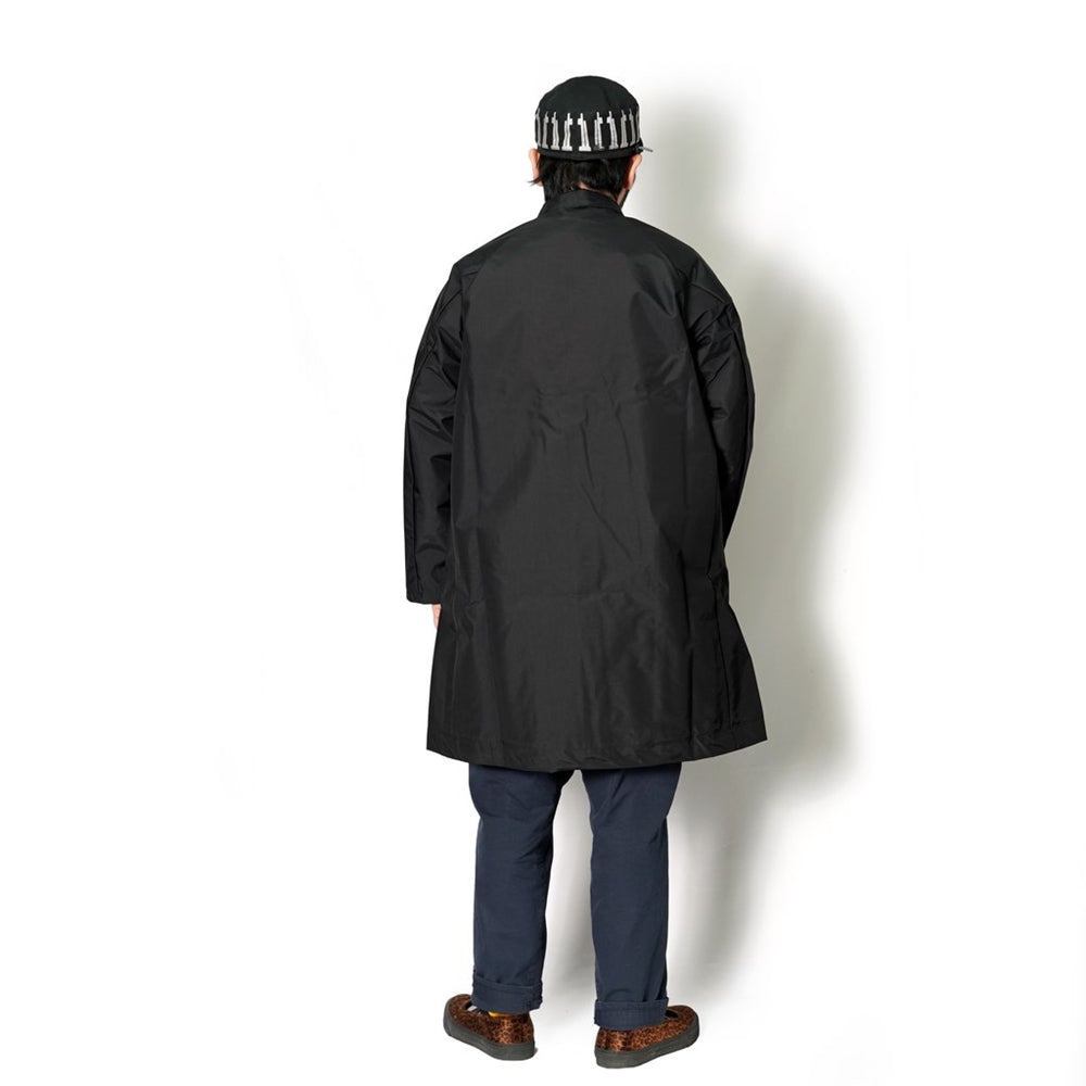 No:PH21FW-002 | Name:P.H.M. Long Coat | Color:Black/Beige | Size:M/L【POWDERHORN MOUNTAINEERING】【入荷予定アイテム・入荷連絡可能】-POWDERHORN MOUNTAINEERING-ADDICTION FUKUOKA