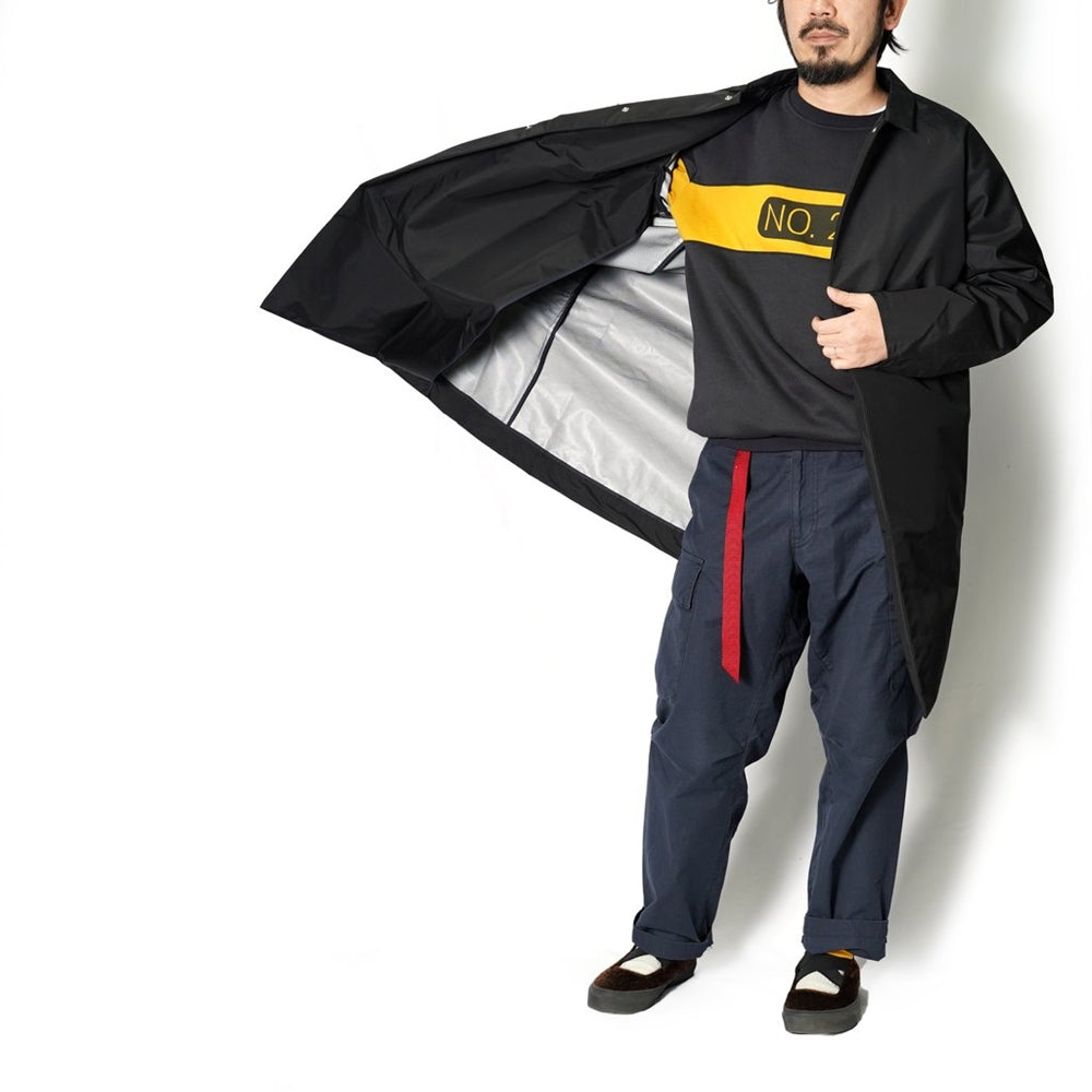 No:PH21FW-002 | Name:P.H.M. Long Coat | Color:Black/Beige | Size:M/L【POWDERHORN MOUNTAINEERING】【入荷予定アイテム・入荷連絡可能】-POWDERHORN MOUNTAINEERING-ADDICTION FUKUOKA