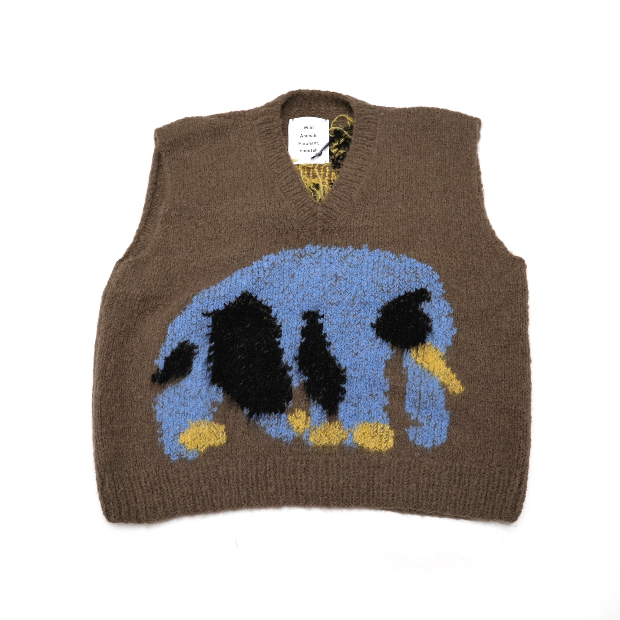 No:WA2-Vest-EC | Name:Elephant Cheetah | Type:Vest | Color:Brown【WILD ANIMALS_ワイルドアニマルズ】