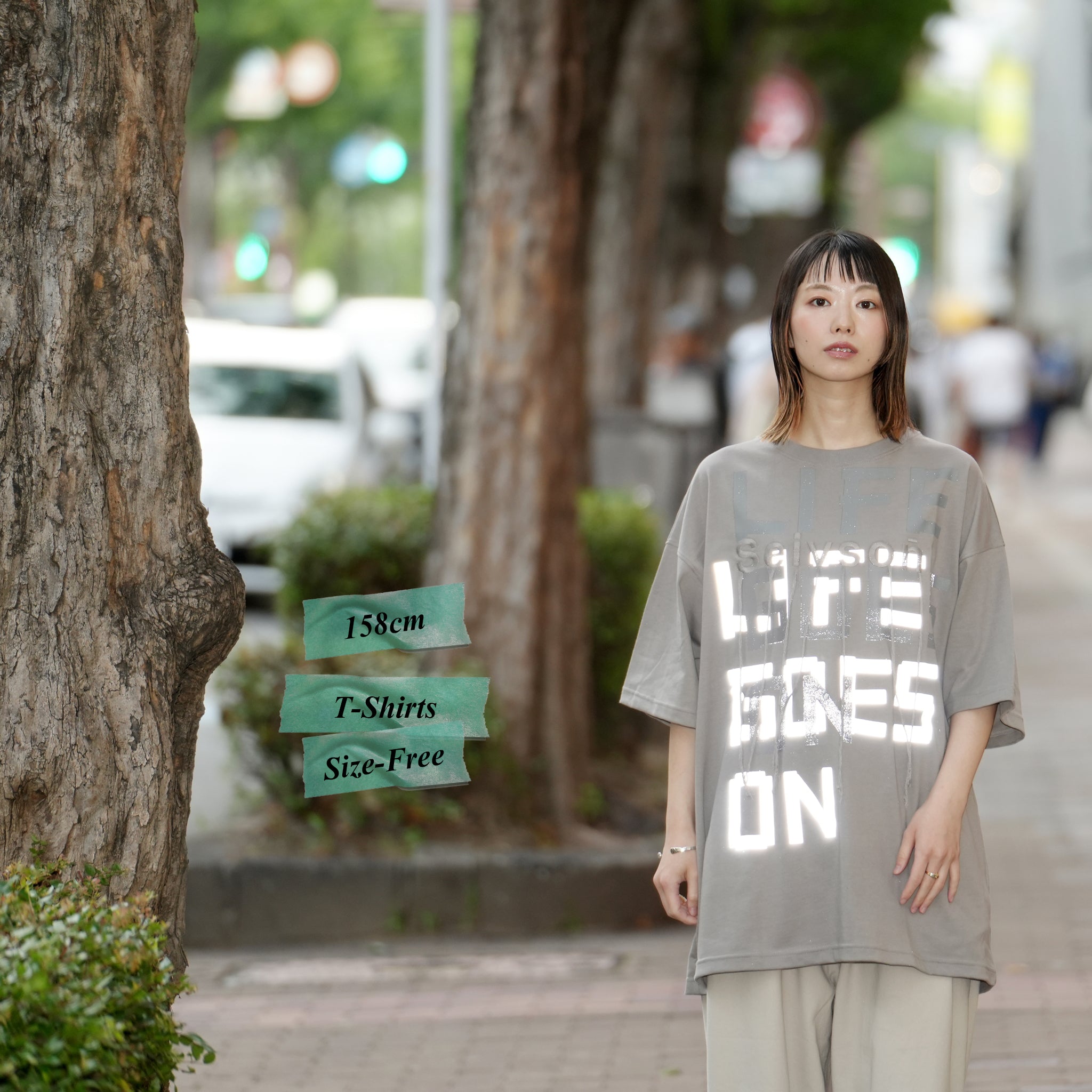 SNA22-SP-T02 Seivson 2022 ‘’ LIFE GOES ON ’’ 5週年限定 T-SHIRT | Color:Gray | Size:FREE【(A)crypsis_エイクライプシス】【SEIVSON_セイヴソン】