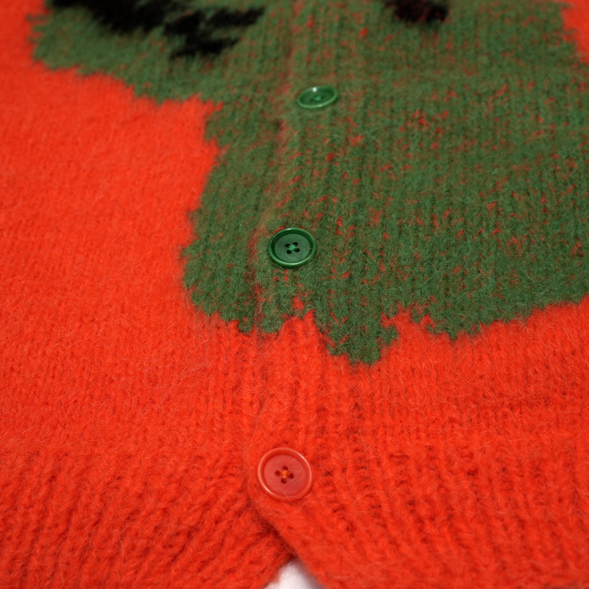 No:WA2-Cardigan-CD | Name:Crocodile Duckling | Type:Cardigan | Color:Coral【WILD ANIMALS_ワイルドアニマルズ】