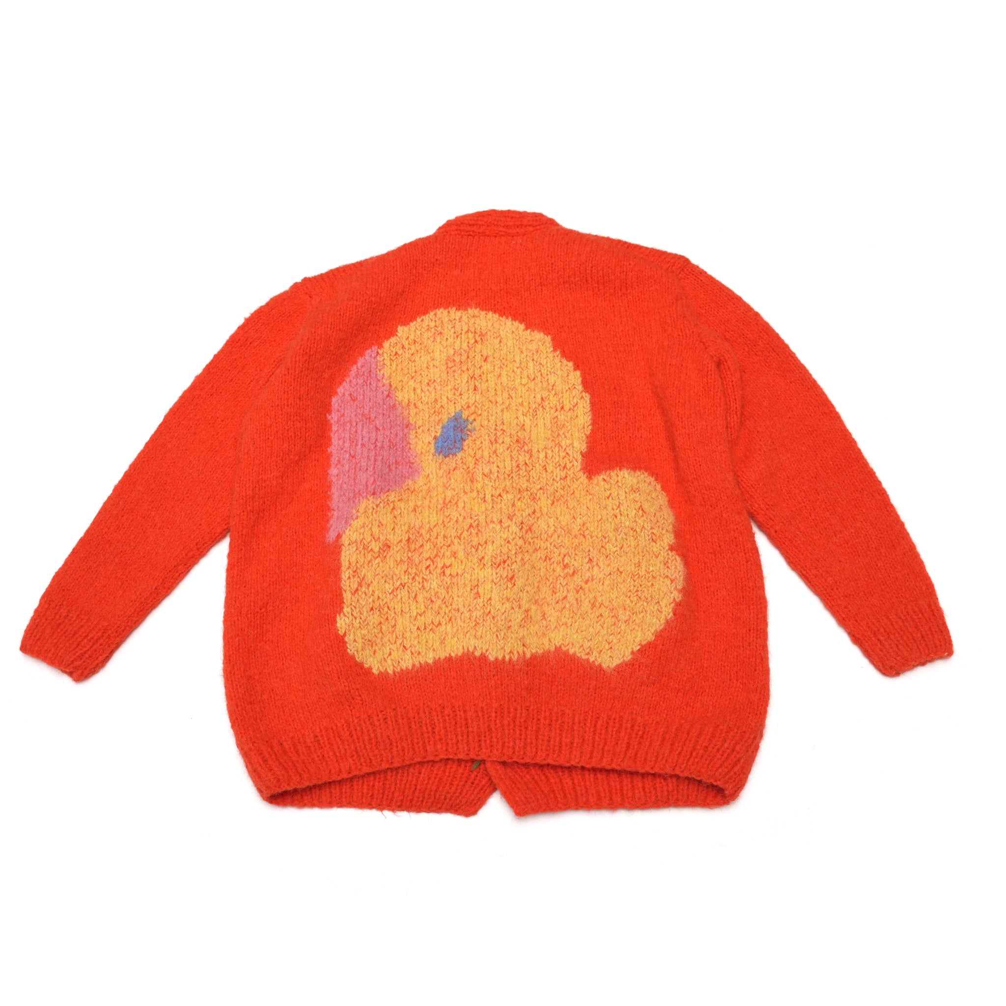 No:WA2-Cardigan-CD | Name:Crocodile Duckling | Type:Cardigan | Color:Coral【WILD ANIMALS_ワイルドアニマルズ】