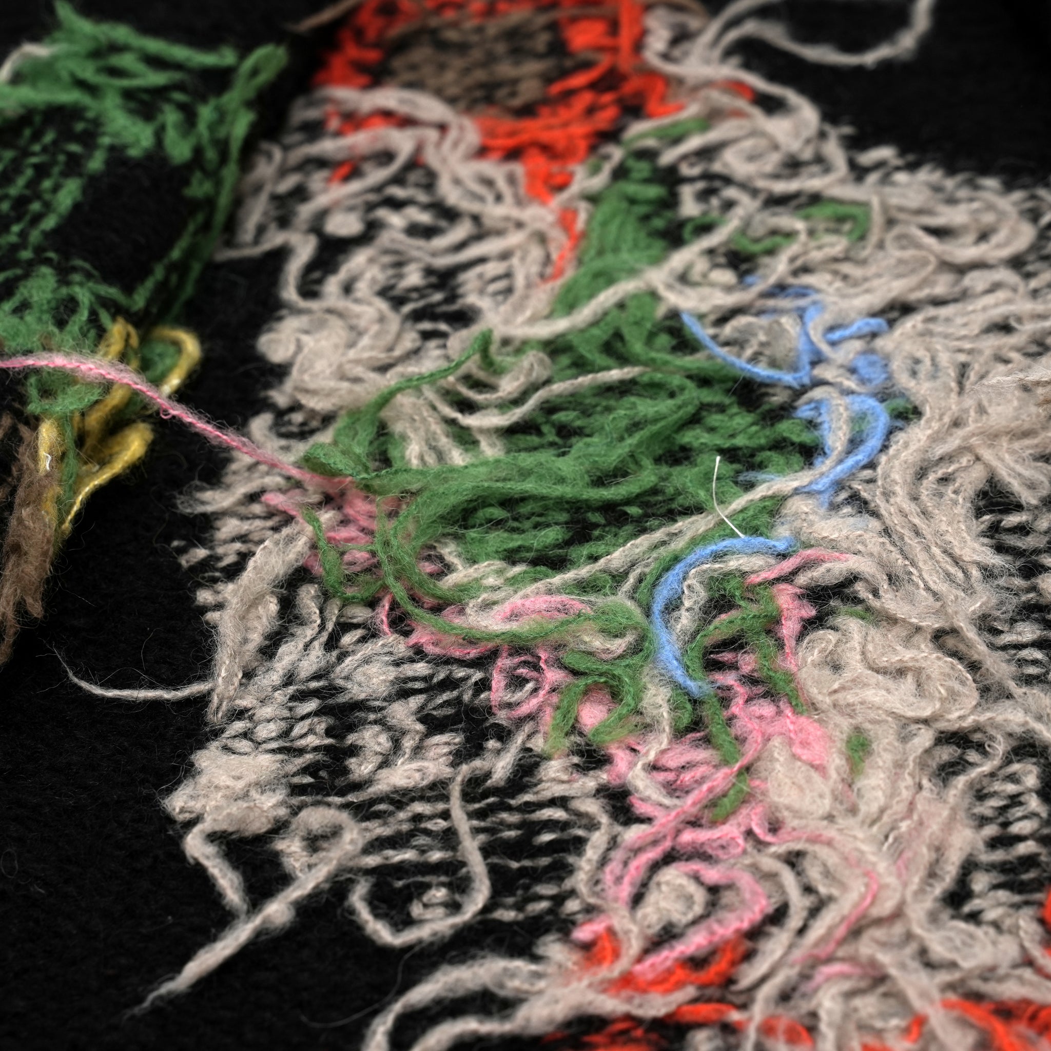 No:WA2-Cardigan-DP | Name:Duck Pigeon | Type:Cardigan | Color:Black【WILD ANIMALS_ワイルドアニマルズ】