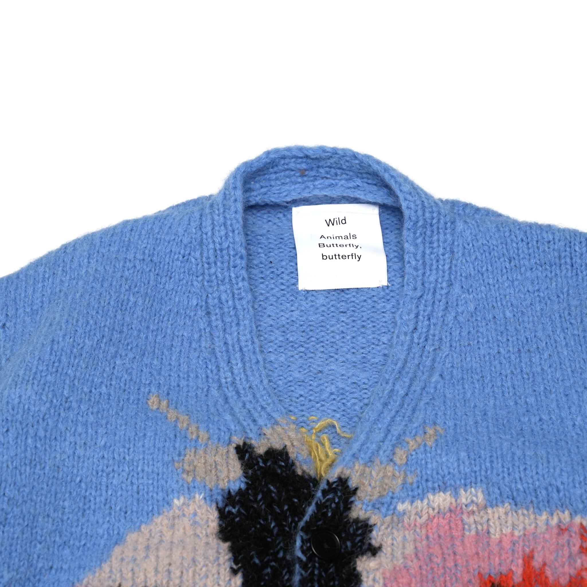 No:WA2-Cardigan-BB | Name:Butterfly Butterfly | Type:Cardigan | Color:Blue【WILD ANIMALS_ワイルドアニマルズ】