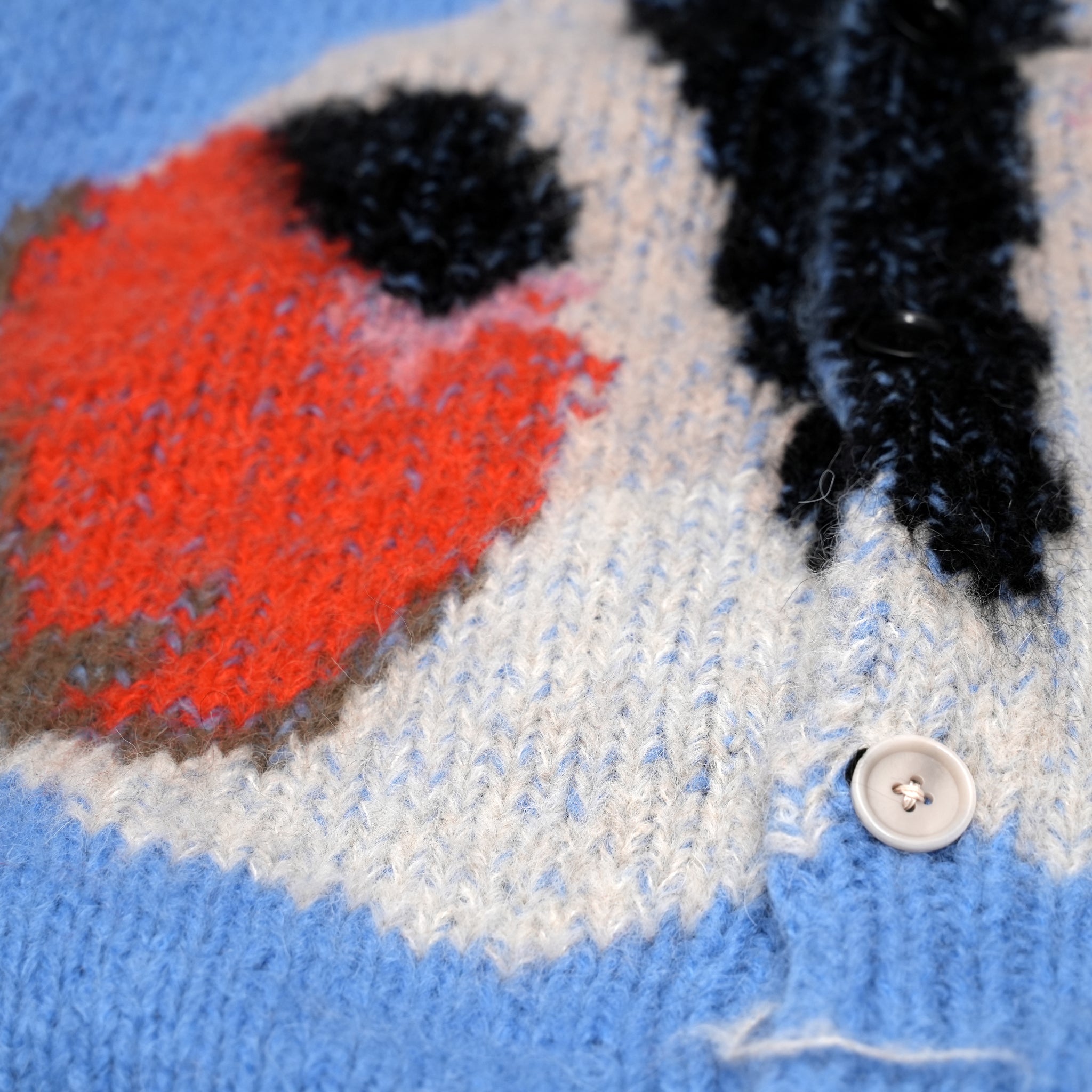 No:WA2-Cardigan-BB | Name:Butterfly Butterfly | Type:Cardigan | Color:Blue【WILD ANIMALS_ワイルドアニマルズ】