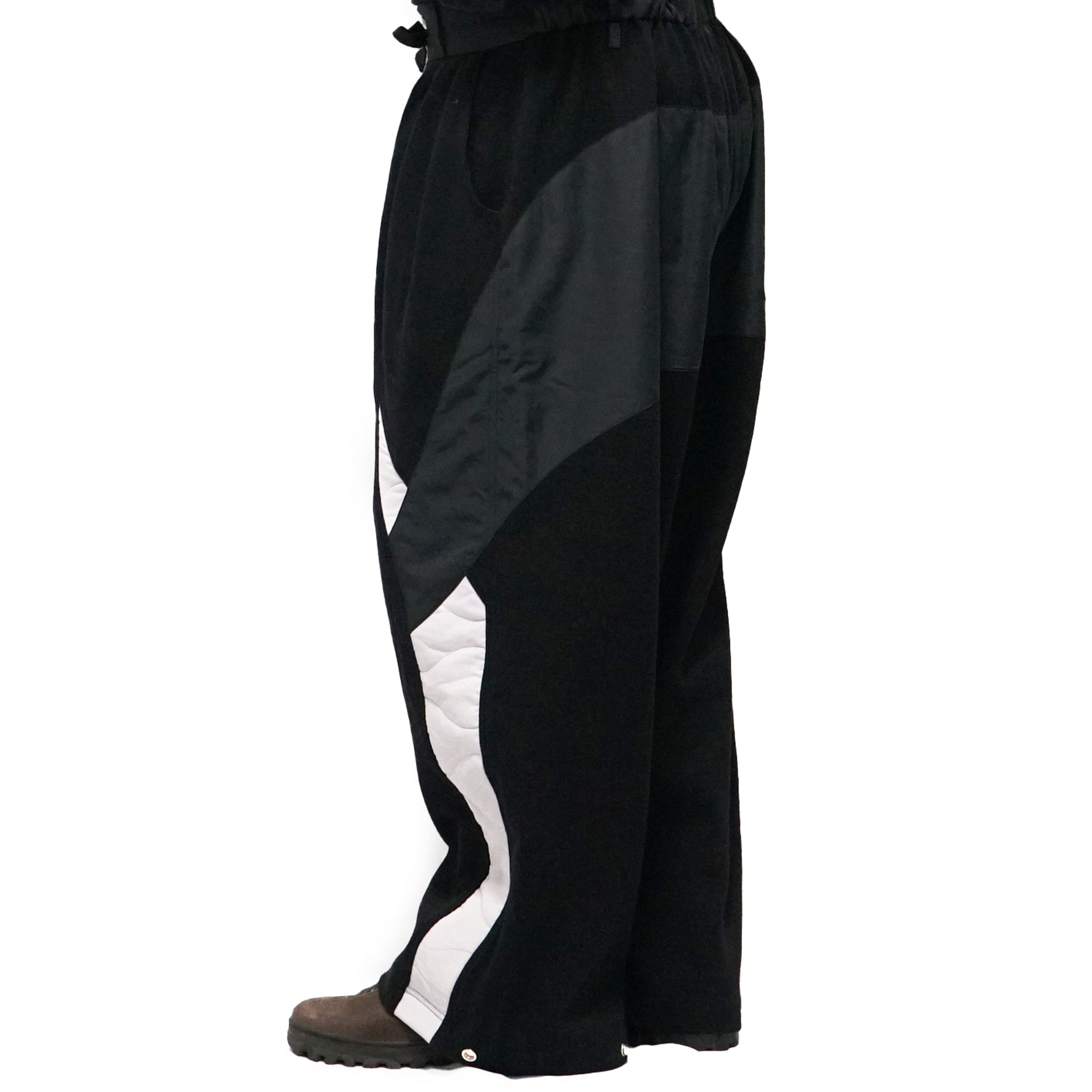 No:ACRS23-P01| Name: 2023 Collection Flower Mantis Collection French cotton heavy quilted cotton padded pants | Color:Black | Size:Free【(A)CRYPSIS®】【SEIVSON_セイヴソン】【archive】