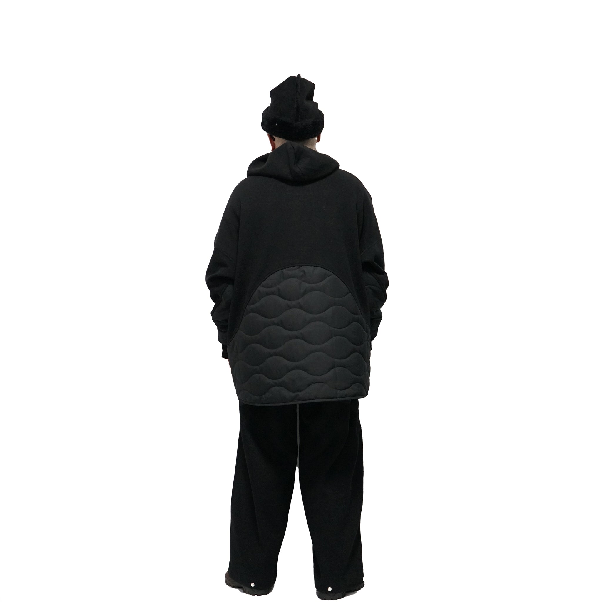 No:ACRS23-P01| Name: 2023 Collection Flower Mantis Collection French cotton heavy quilted cotton padded pants | Color:Black | Size:Free【(A)CRYPSIS®】【SEIVSON_セイヴソン】【archive】