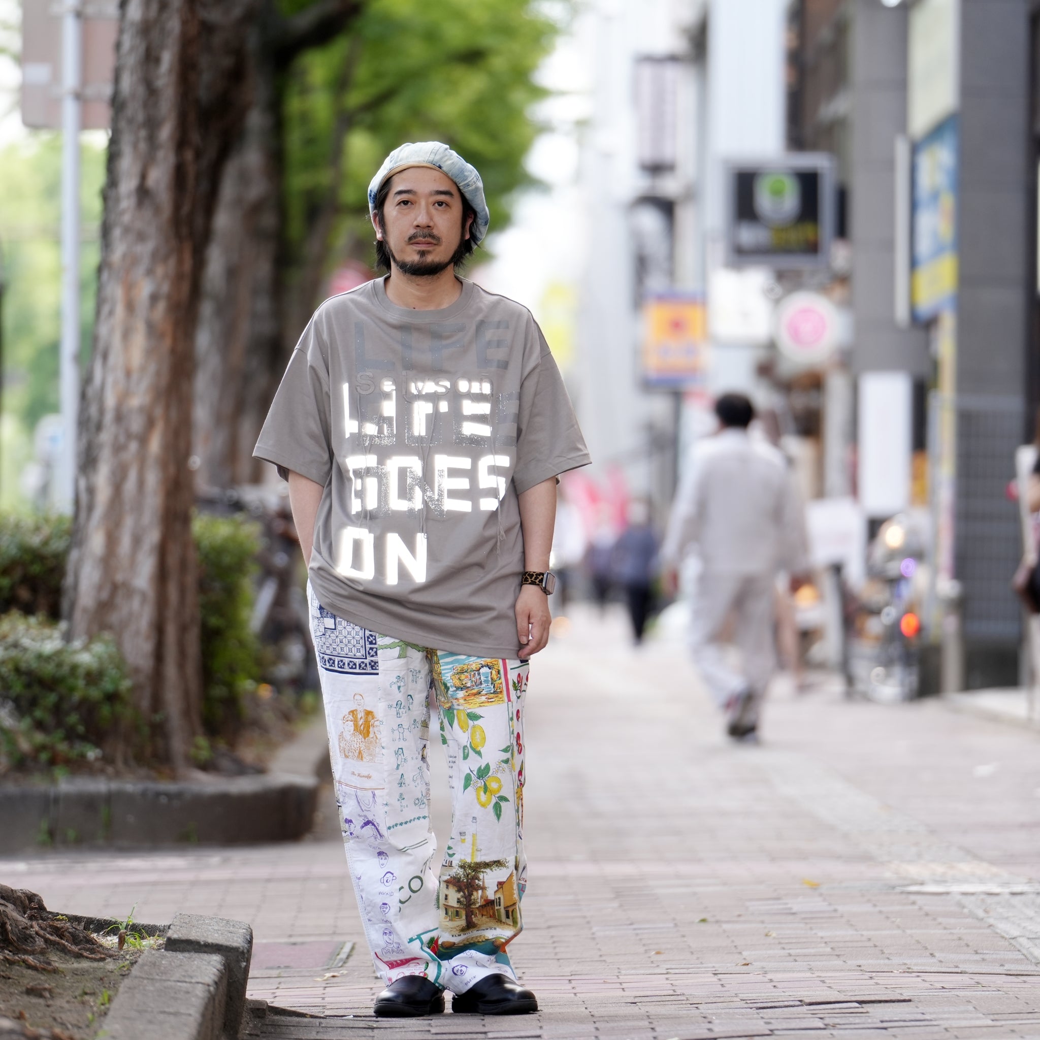 SNA22-SP-T02 Seivson 2022 ‘’ LIFE GOES ON ’’ 5週年限定 T-SHIRT | Color:Gray | Size:FREE【(A)crypsis_エイクライプシス】【SEIVSON_セイヴソン】