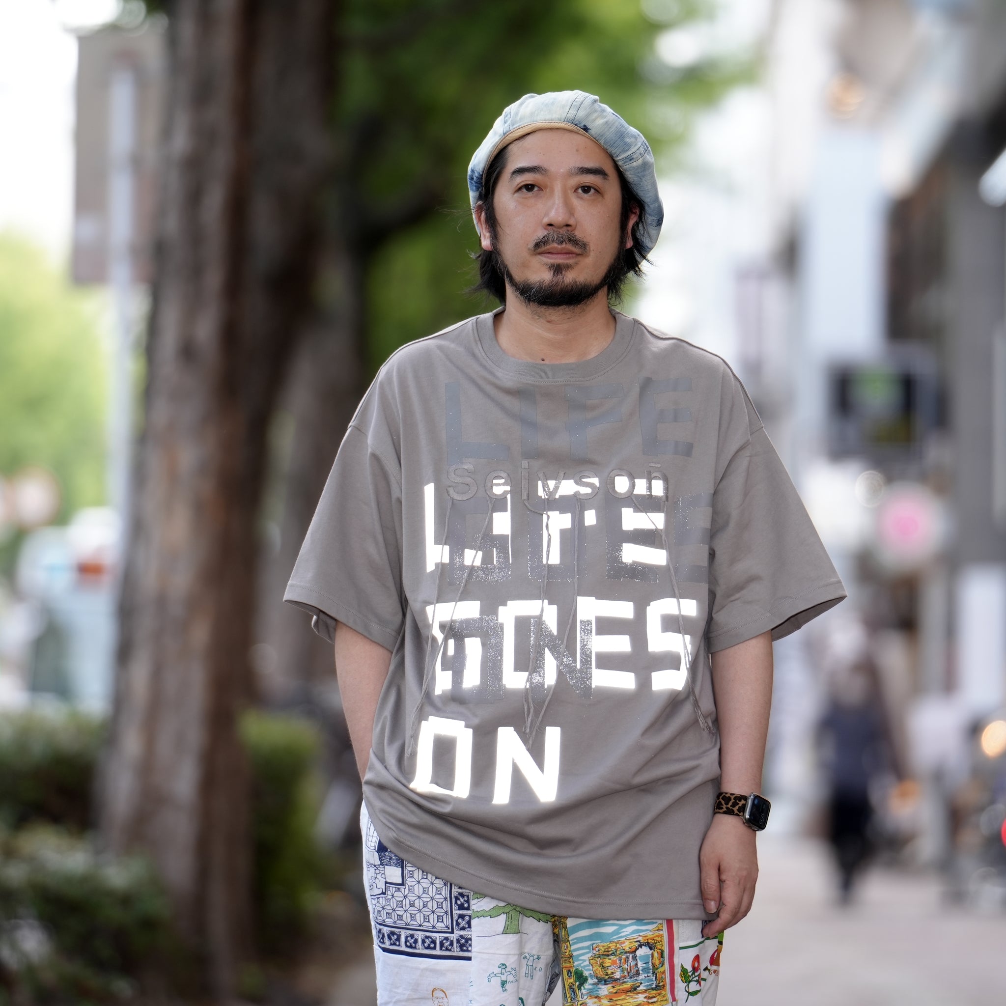 SNA22-SP-T02 Seivson 2022 ‘’ LIFE GOES ON ’’ 5週年限定 T-SHIRT | Color:Gray | Size:FREE【(A)crypsis_エイクライプシス】【SEIVSON_セイヴソン】【ネコポス選択可能】【archive】