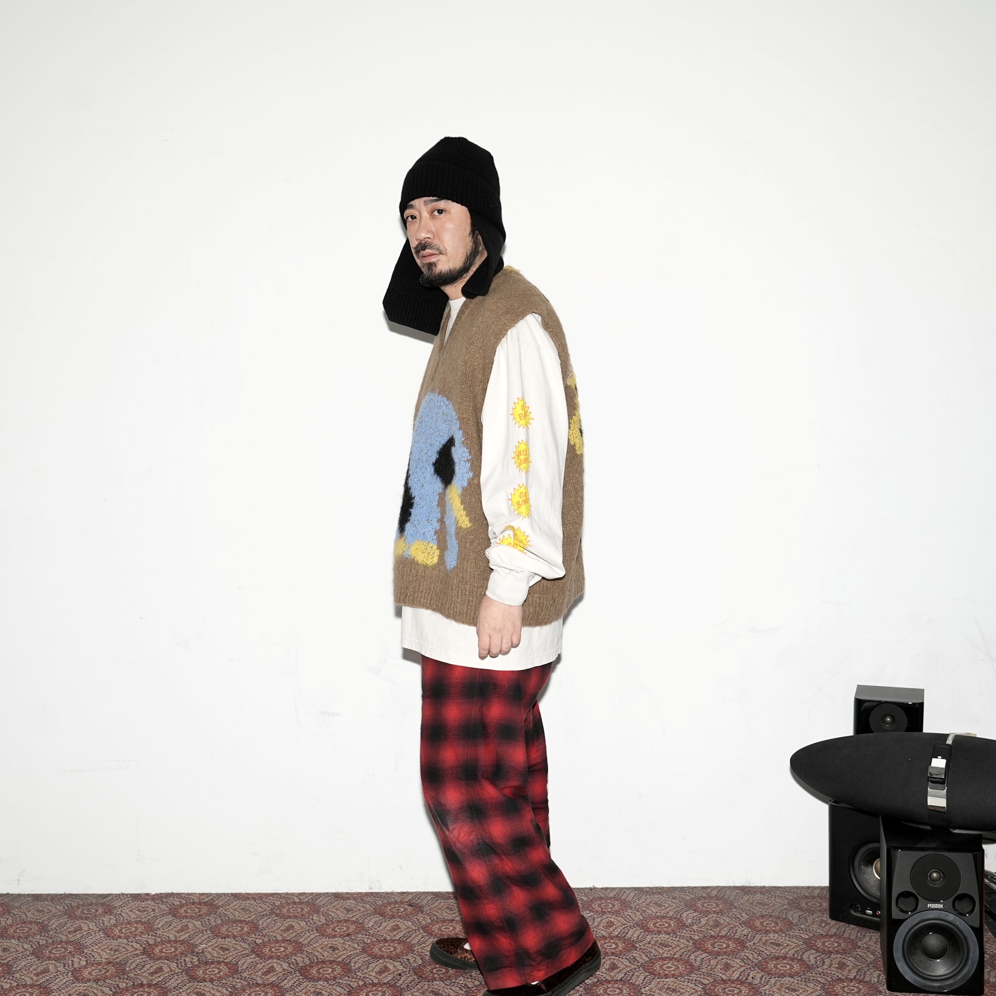 WA2-Vest-EC | Elephant Cheetah | Type:Vest | Color:Brown【WILD ANIMALS_ワイルドアニマルズ】【archive】