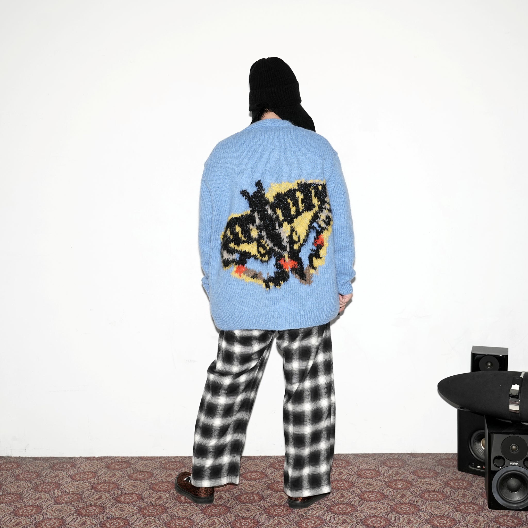 No:WA2-Cardigan-BB | Name:Butterfly Butterfly | Type:Cardigan | Color:Blue【WILD ANIMALS_ワイルドアニマルズ】