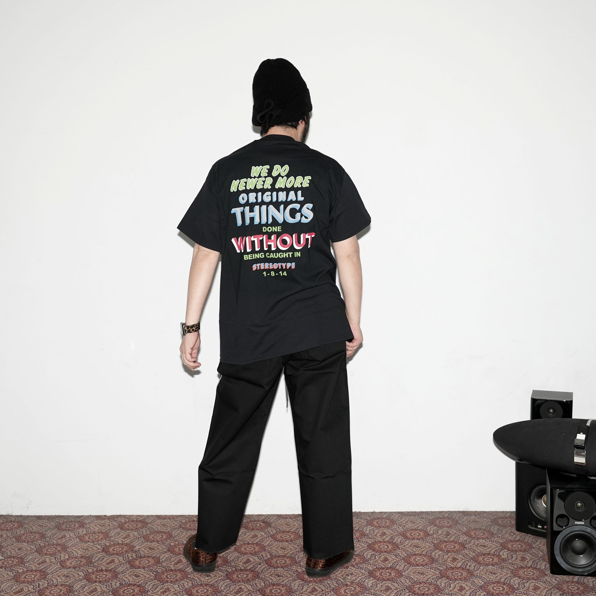 No:kl18spt18 | Name:"DELACROIX" SIDE LINE SKATER PANTS | Color:Beige/Black【KELEN MEN_ケレン】【FK】