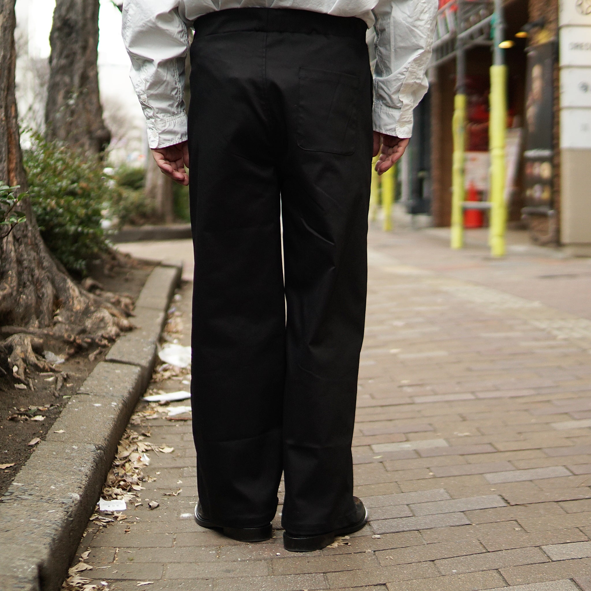 No:m-2210854 | Name:ストレッチパンツ | Color:Beige/Black【MODEM DESIGN_モデムデザイン】