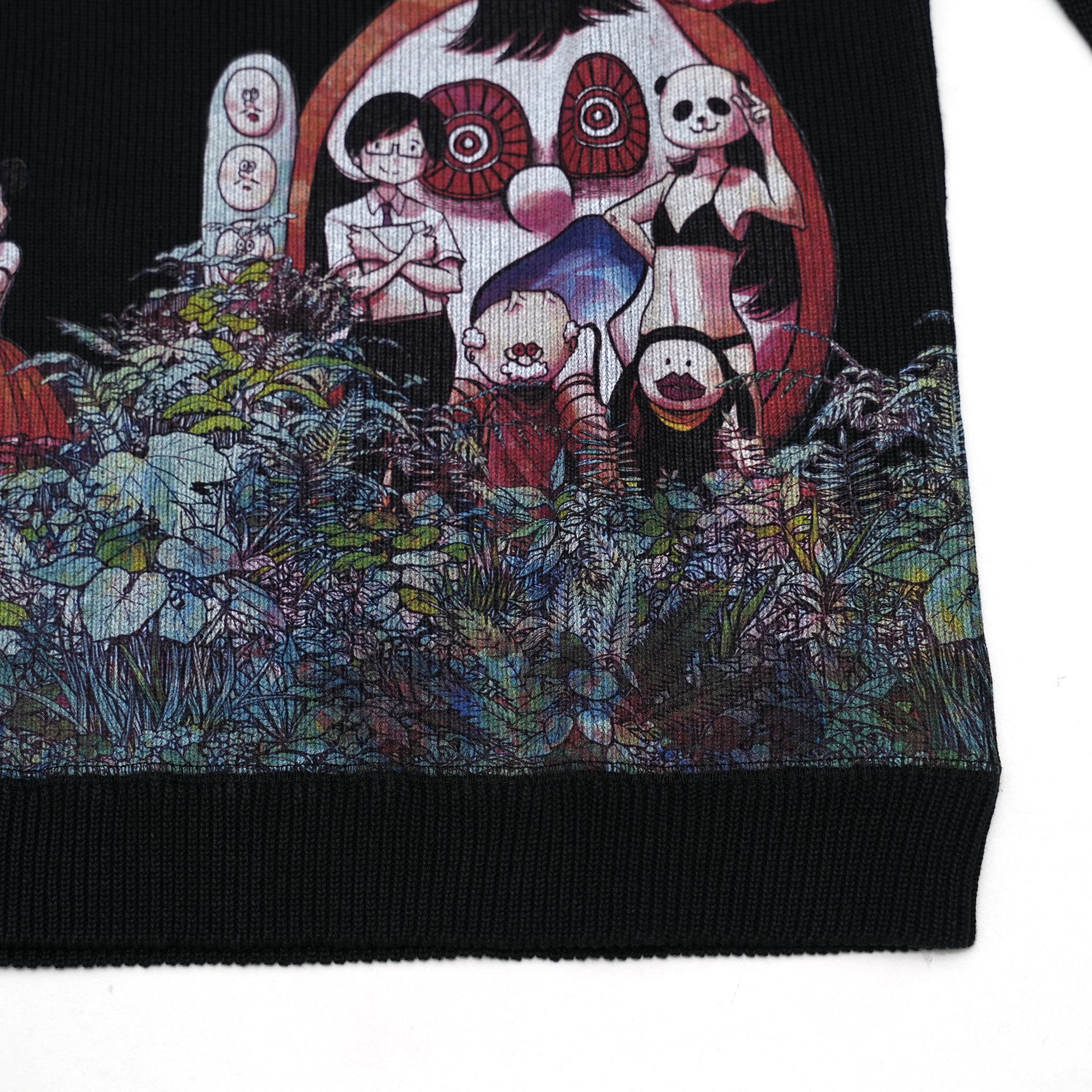 No:SF*IA-01 | Name:勇者たち Knit Sweater | Color:Black【浅野いにお × STOF 22AW SPECIAL ITEM】【archive】